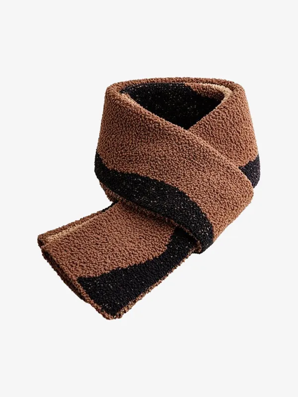 Vintage Navajo Stripe Double-Sided Fleece Scarf sold by Karaku