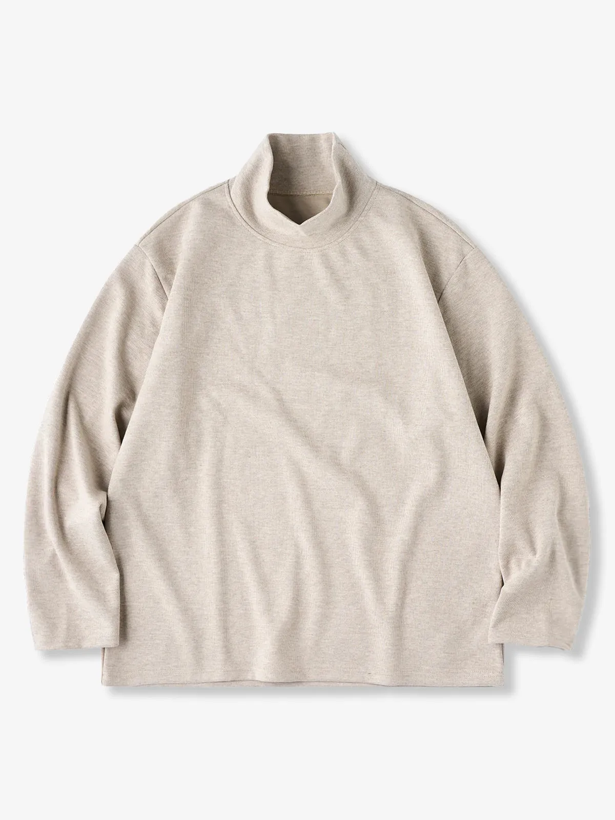 Brushed Wool-Blend High-Neck Sweatshirt sold by Karaku product image thumbnail 2