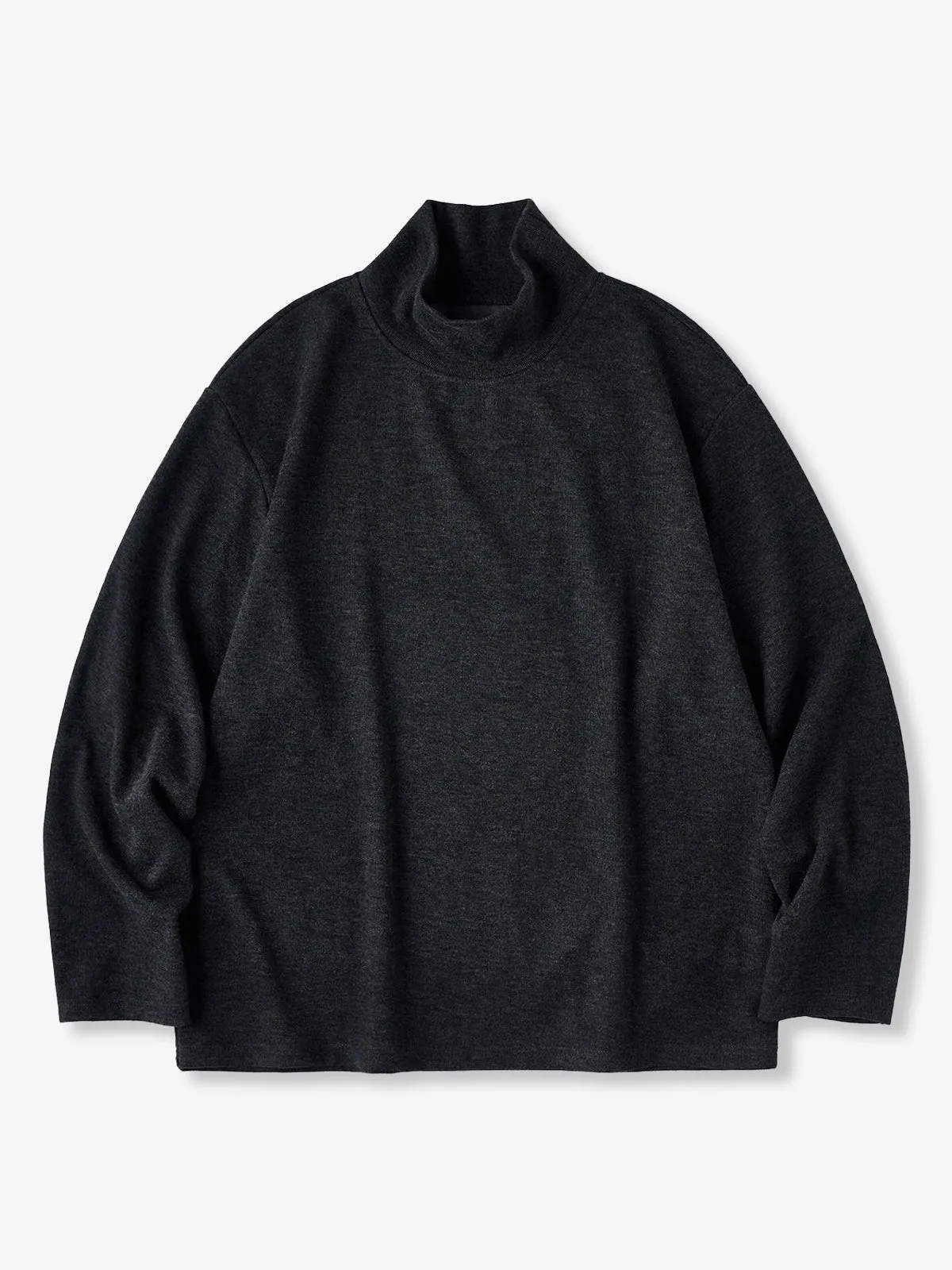 Brushed Wool-Blend High-Neck Sweatshirt sold by Karaku