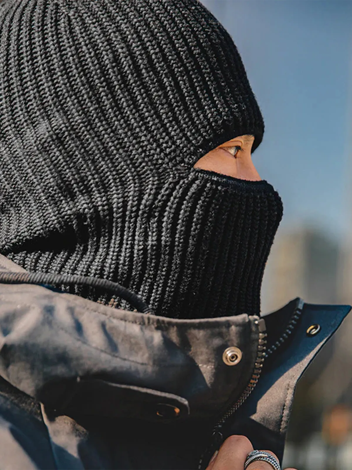 Balaclava Knit Hat sold by Karaku product image thumbnail 2