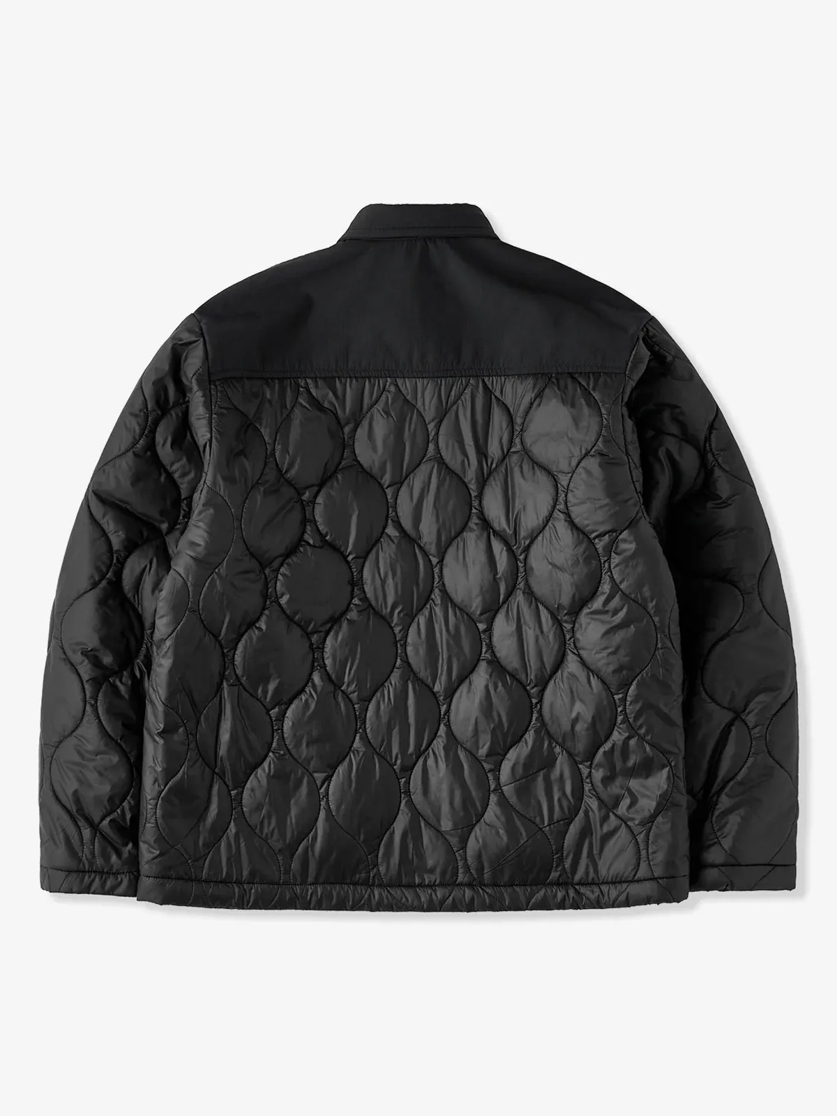 “STAY TRUE” Quilted Coach Jacket with Embroidered Patch sold by Karaku product image thumbnail 2