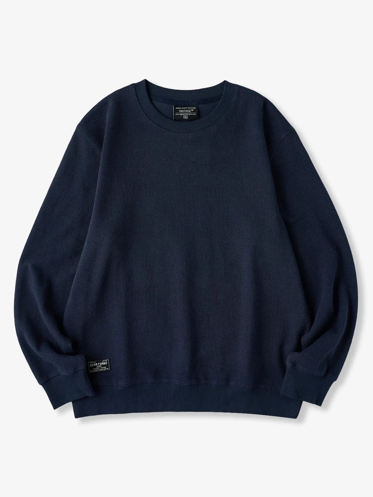 320g Heavyweight Jacquard Knit Sweatshirt sold by Karaku product image thumbnail 2