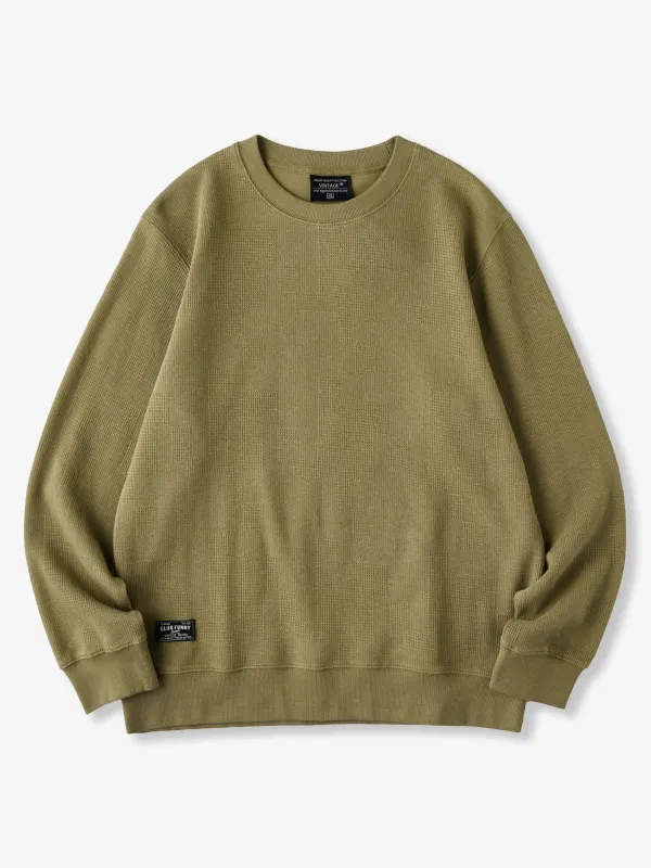 320g Heavyweight Jacquard Knit Sweatshirt sold by Karaku