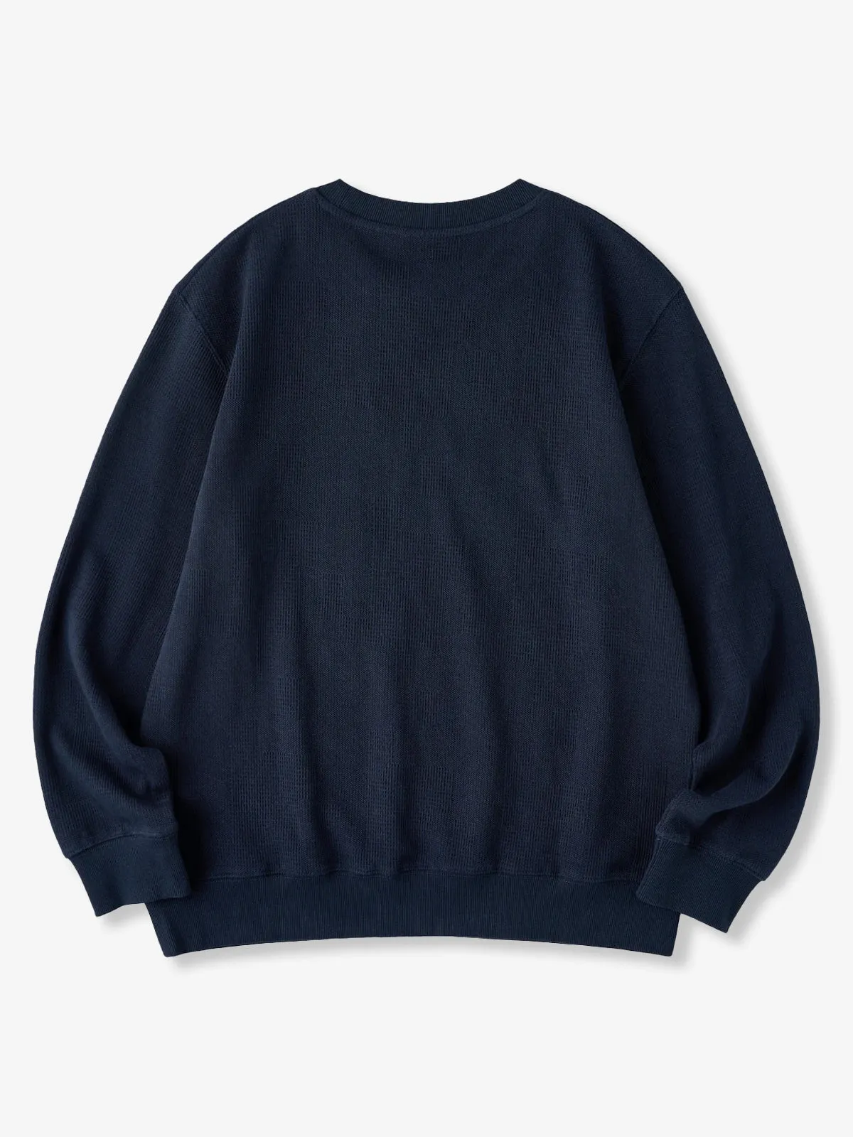 320g Heavyweight Jacquard Knit Sweatshirt sold by Karaku product image thumbnail 4