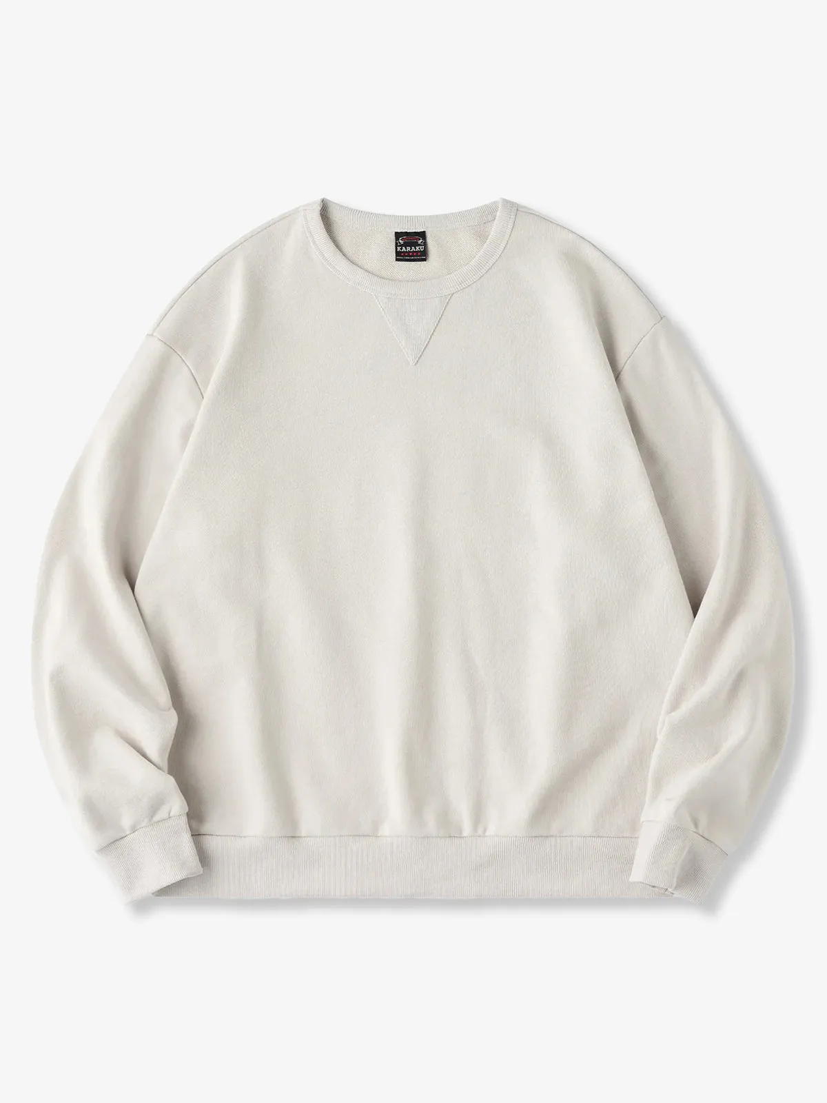 "Skeleton-Visible Cat" Print Back-Pile Cotton V-Gusset Sweatshirt sold by Karaku product image thumbnail 2