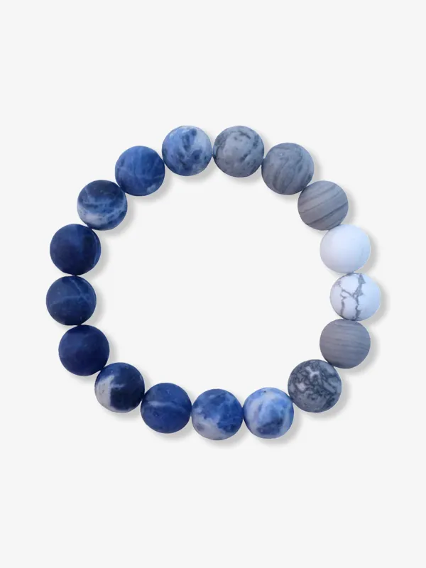 Planet Gradient Matte Natural Stone Bracelet sold by Karaku