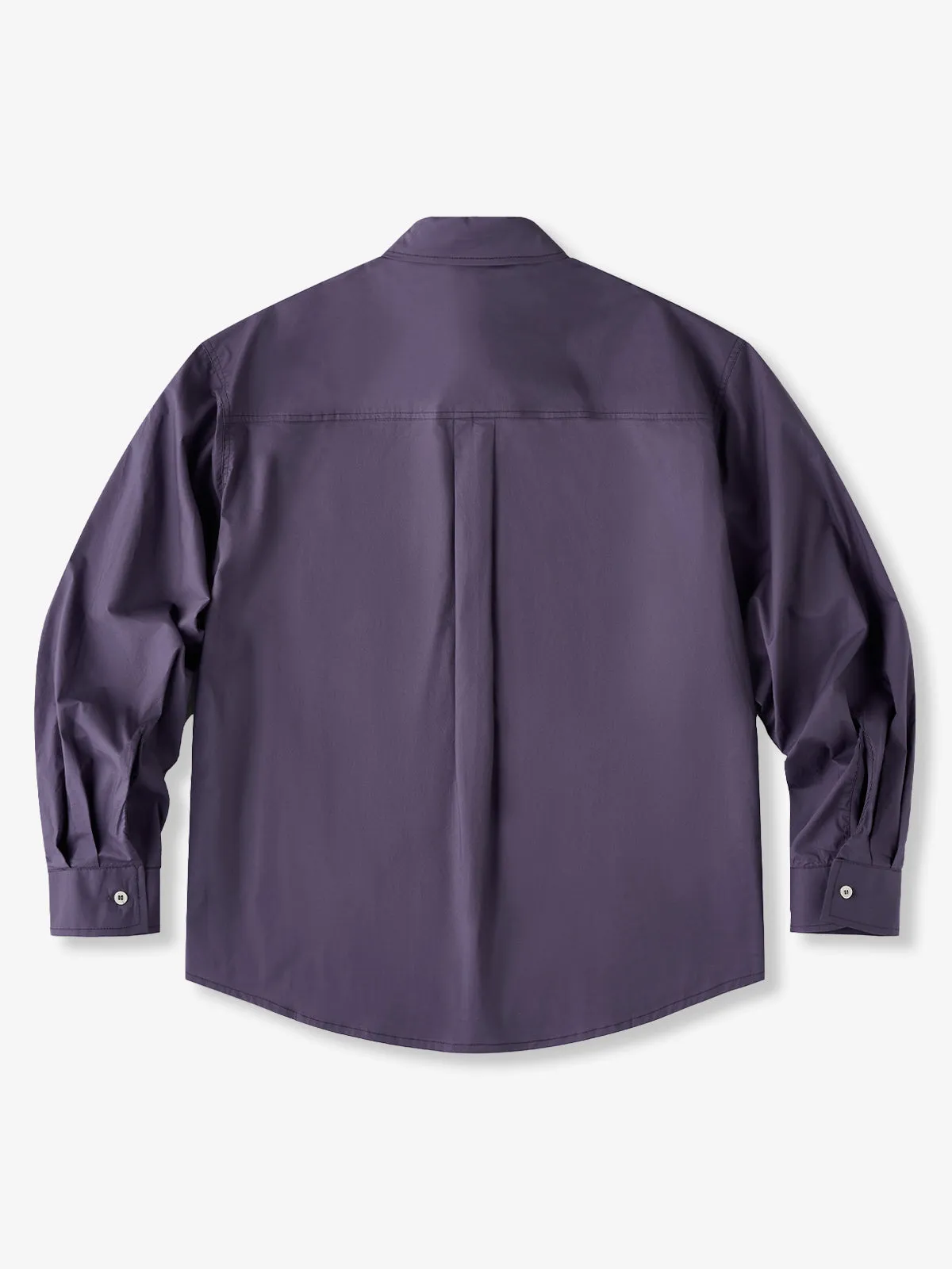 4-Color Wave Stitch Cotton Long-Sleeve Shirt sold by Karaku product image thumbnail 5