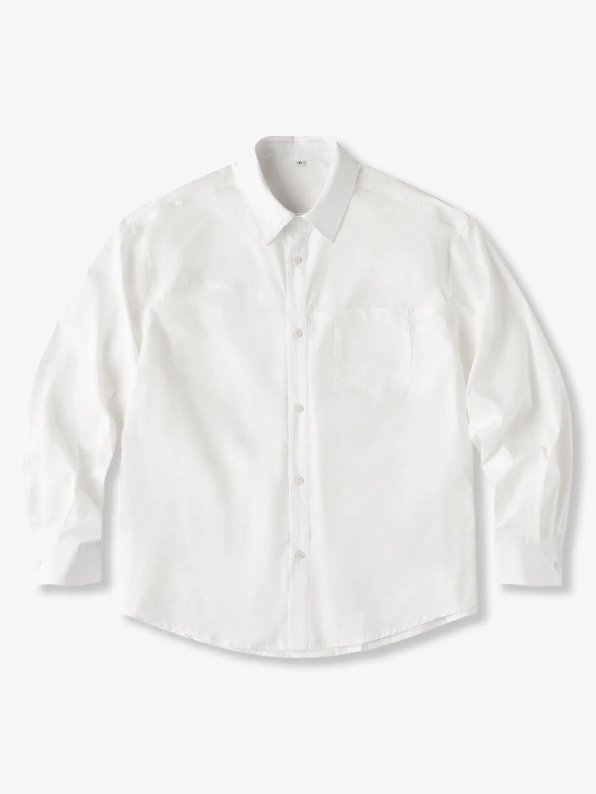 4-Color Wave Stitch Cotton Long-Sleeve Shirt sold by Karaku product image thumbnail 4