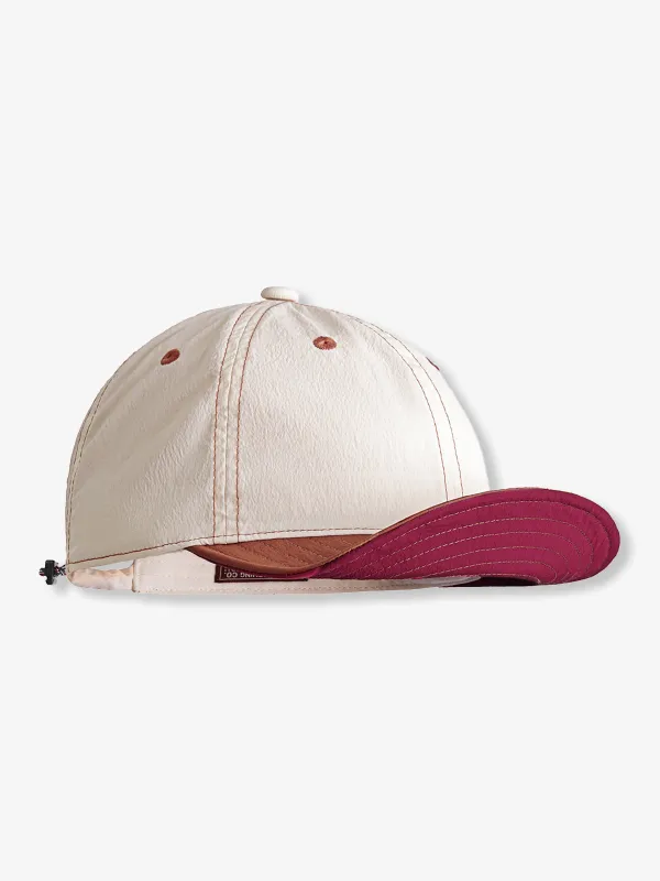 Color-Blocked Snap-Brim Hat – Six-Panel Retro Baseball Cap made by Karaku