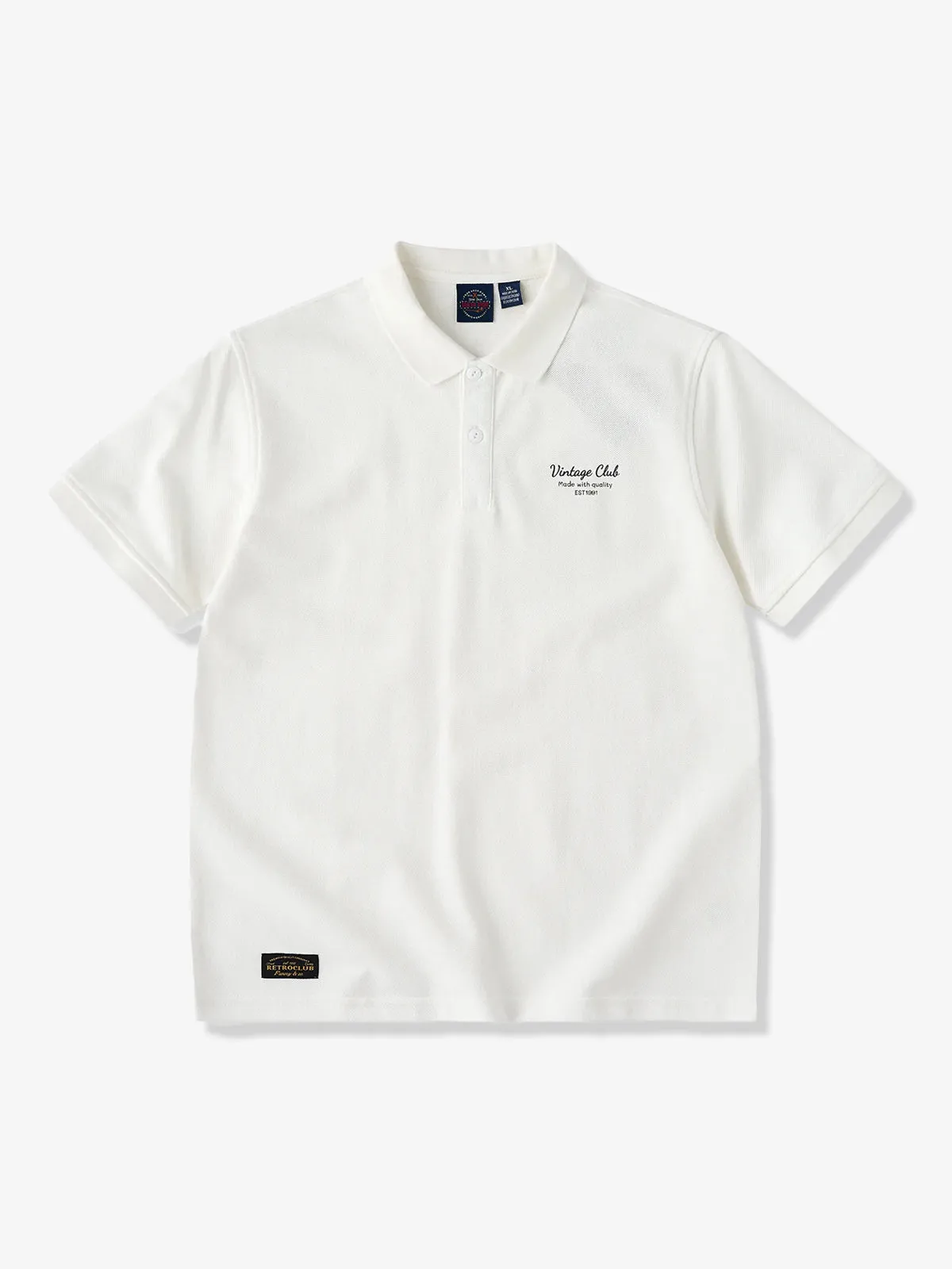 Chest Mini Print 280g Cotton Pique Polo Shirt sold by Karaku product image thumbnail 3