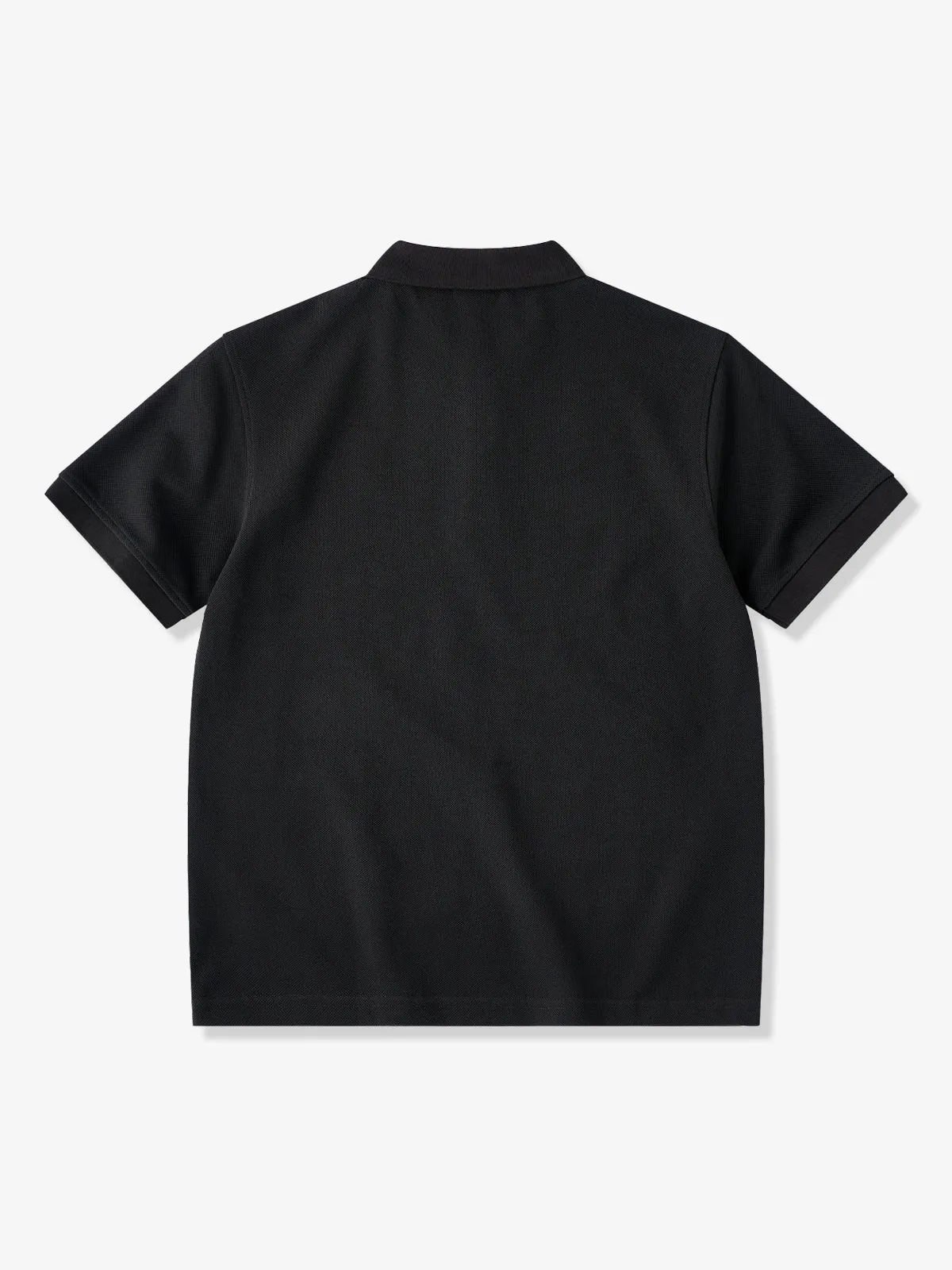 Chest Mini Print 280g Cotton Pique Polo Shirt sold by Karaku product image thumbnail 4