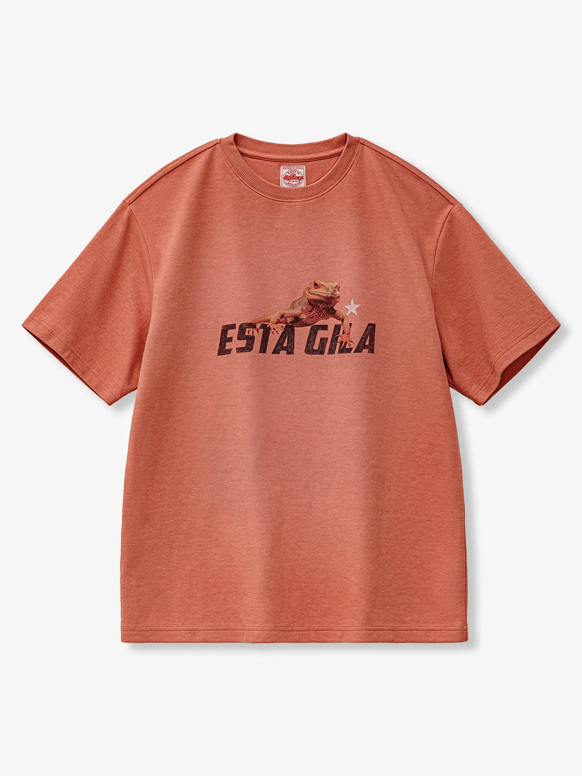 Gila Monster Sunset Orange Short-sleeve Tee sold by Karaku