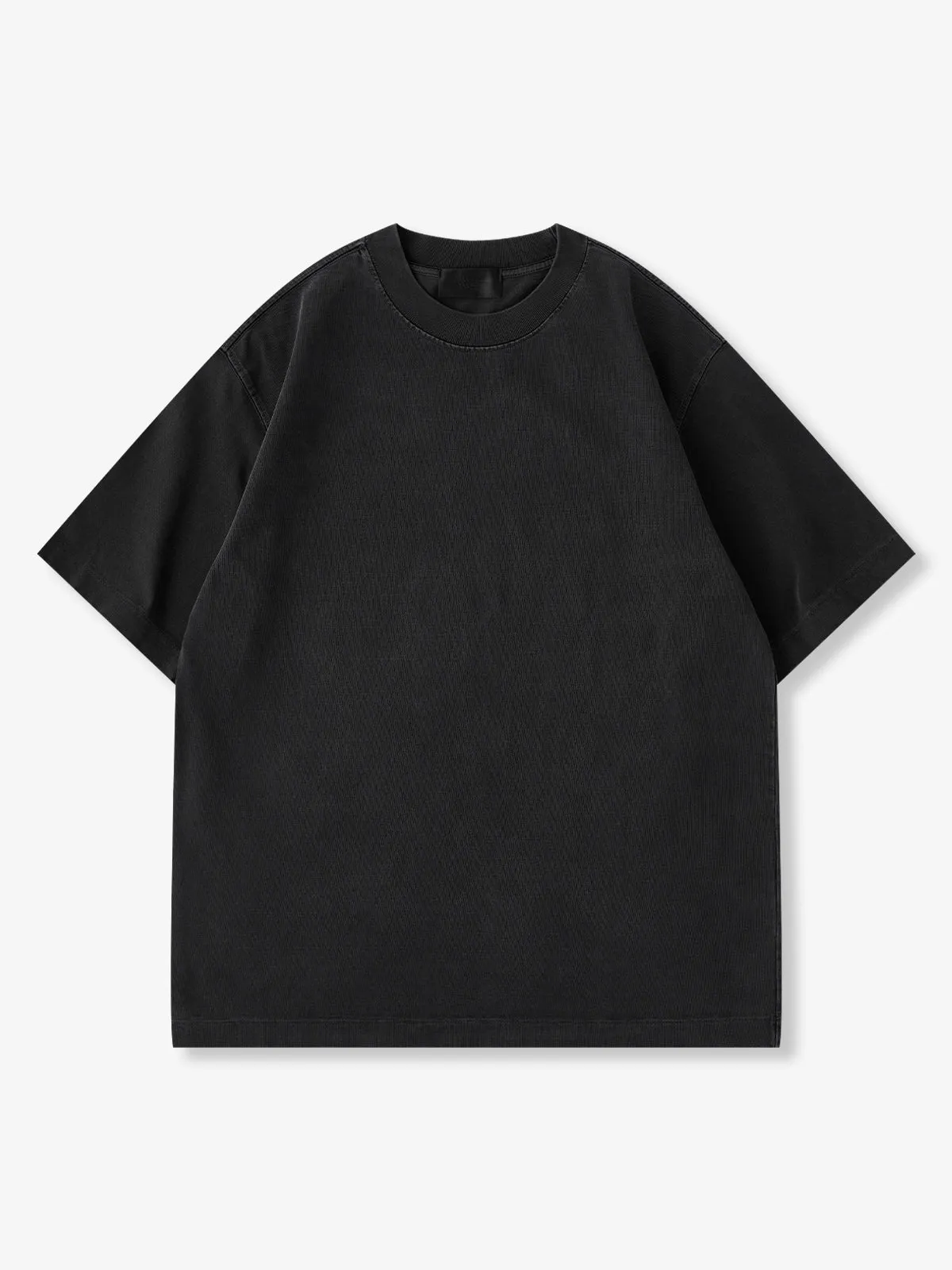 Heavyweight Casual Loose Fit Basic Crewneck Tee sold by Karaku