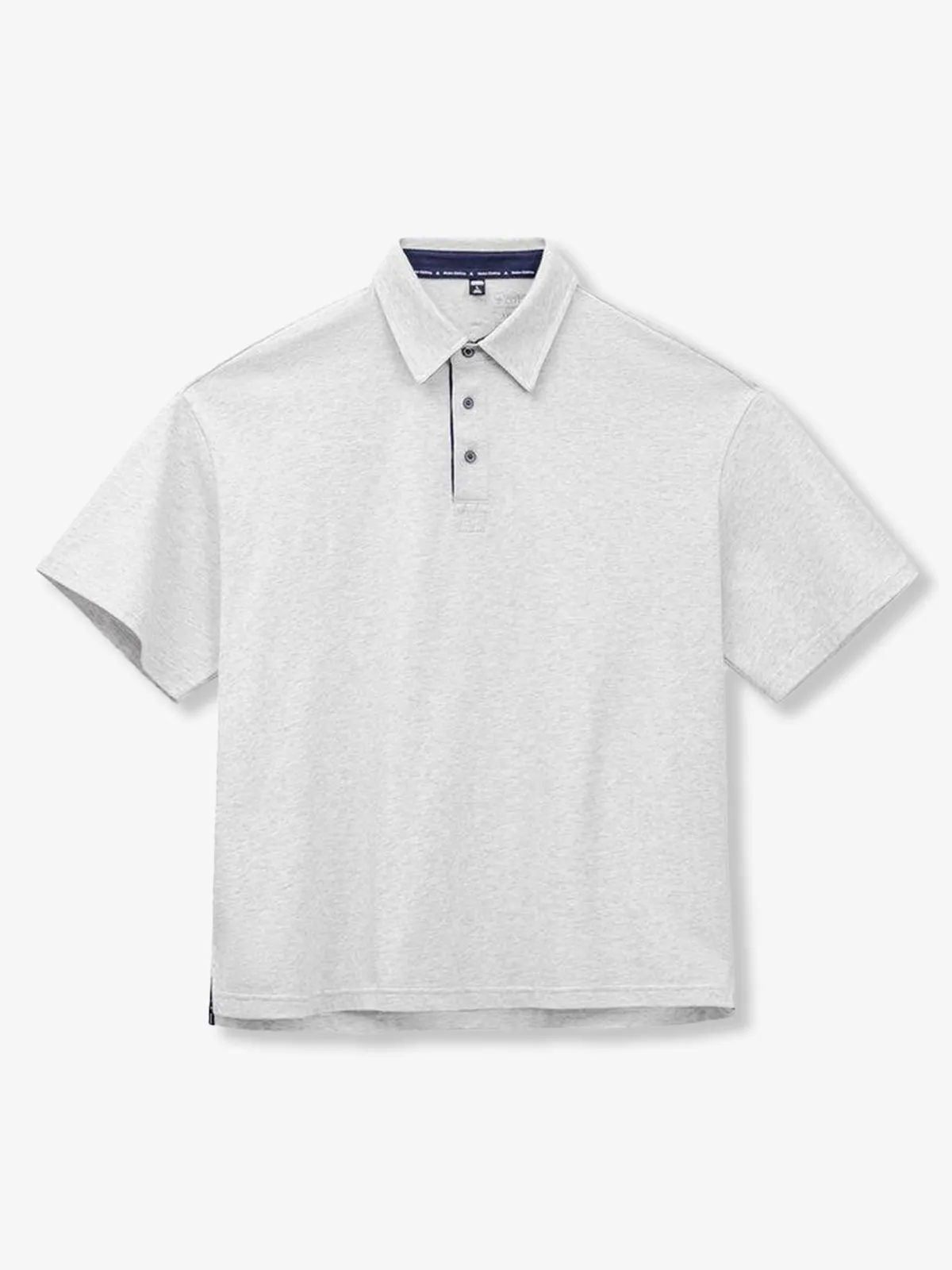 Old Money Style Heavyweight Polo Short-Sleeve T-Shirt sold by Karaku product image thumbnail 3