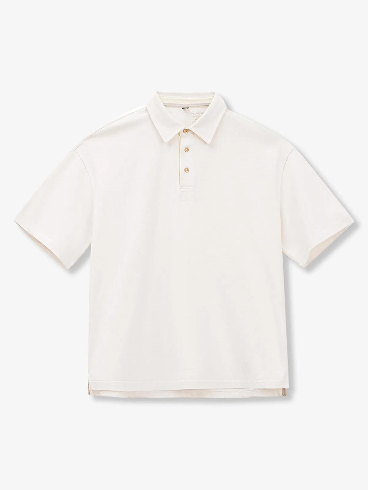 Old Money Style Heavyweight Polo Short-Sleeve T-Shirt sold by Karaku