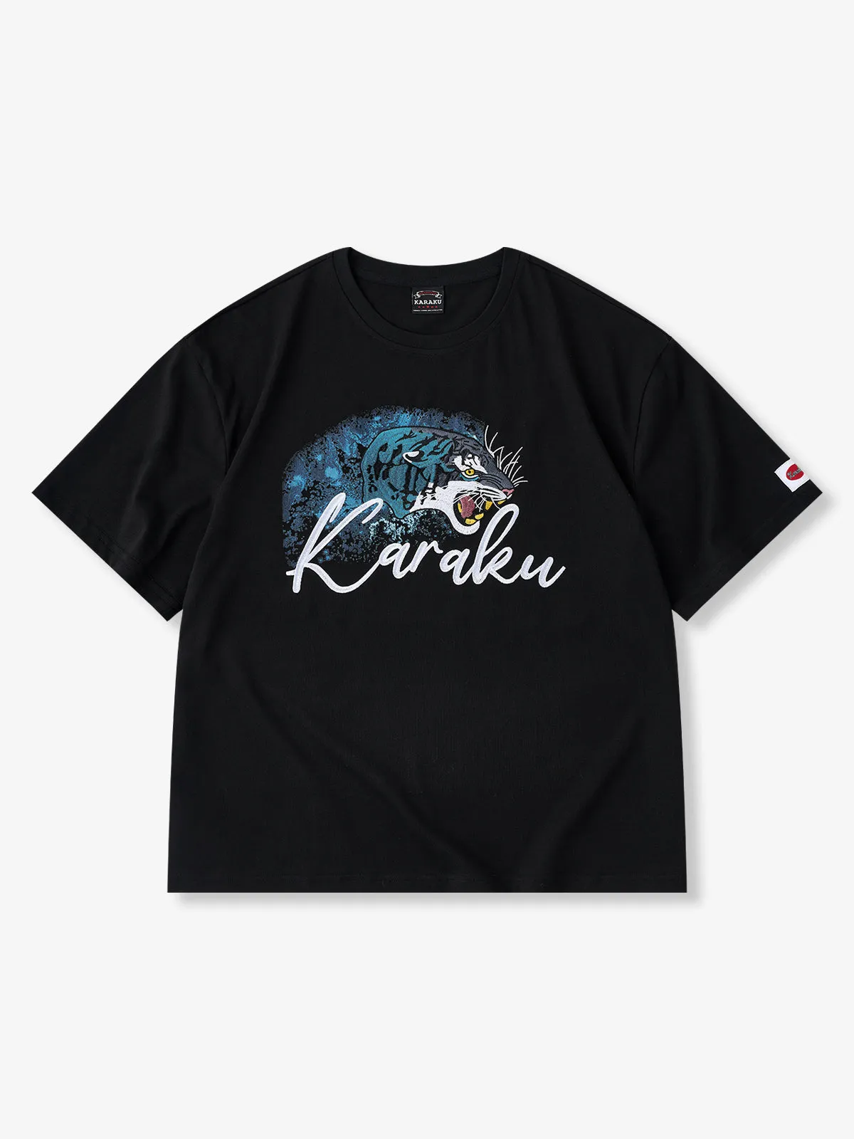 KARAKU × Raoh Tanaka “Bloom” Printed & Embroidered Cotton Tee sold by Karaku