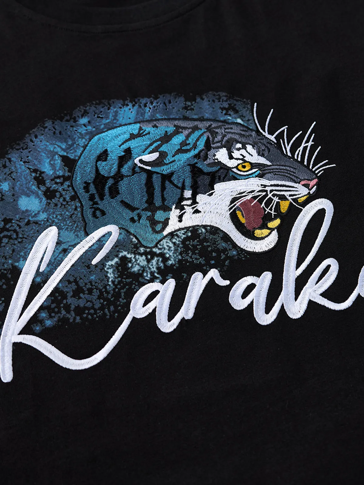 KARAKU × Raoh Tanaka “Bloom” Printed & Embroidered Cotton Tee sold by Karaku product image thumbnail 4