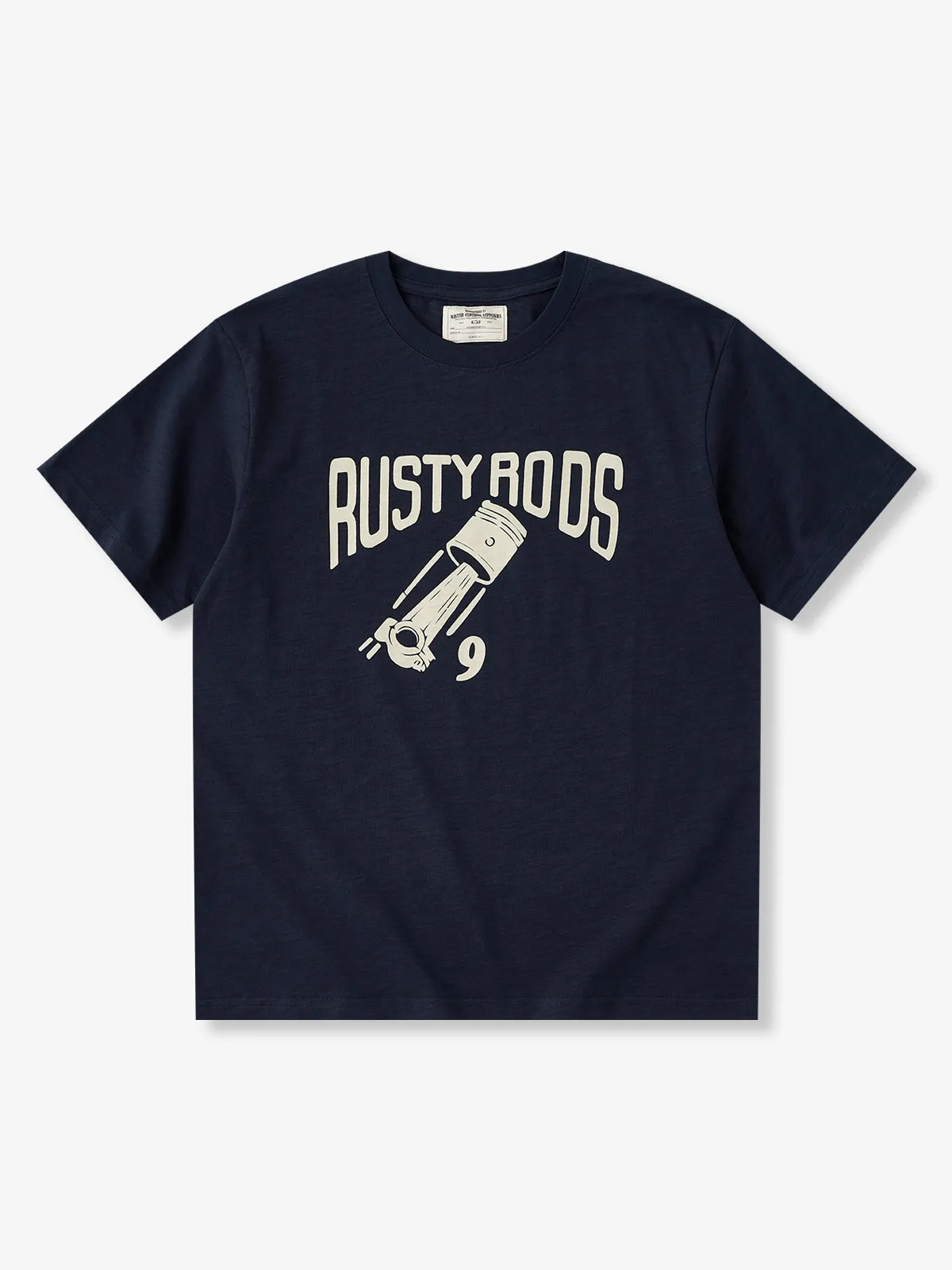 Slub Cotton “Piston Mechanical Custom Car Culture” Graphic T-Shirt sold by Karaku product image thumbnail 2