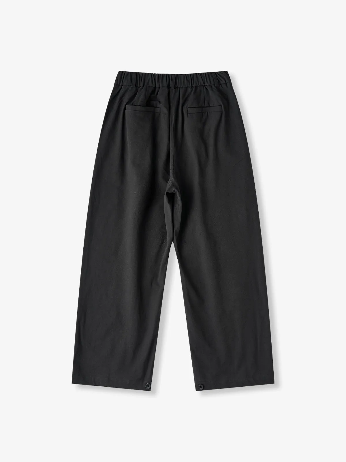 Retro Relaxed Straight-Leg Cotton-Viscose Pants sold by Karaku product image thumbnail 3