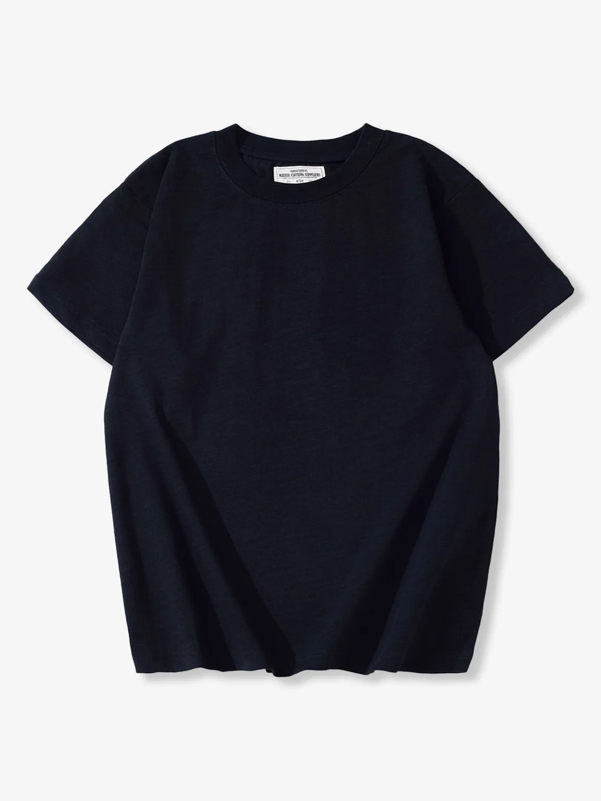 Heavyweight Slub Cotton Solid Basic T-Shirt sold by Karaku product image thumbnail 2