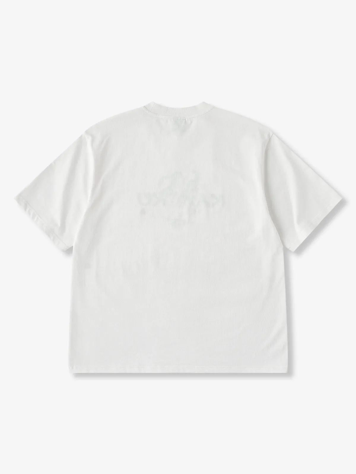 Karaku × Satoshi Kawamata “Snow Leopard – Ink Splashes Beneath Its Feet” Print & Embroidered Cotton Tee sold by Karaku product image thumbnail 2