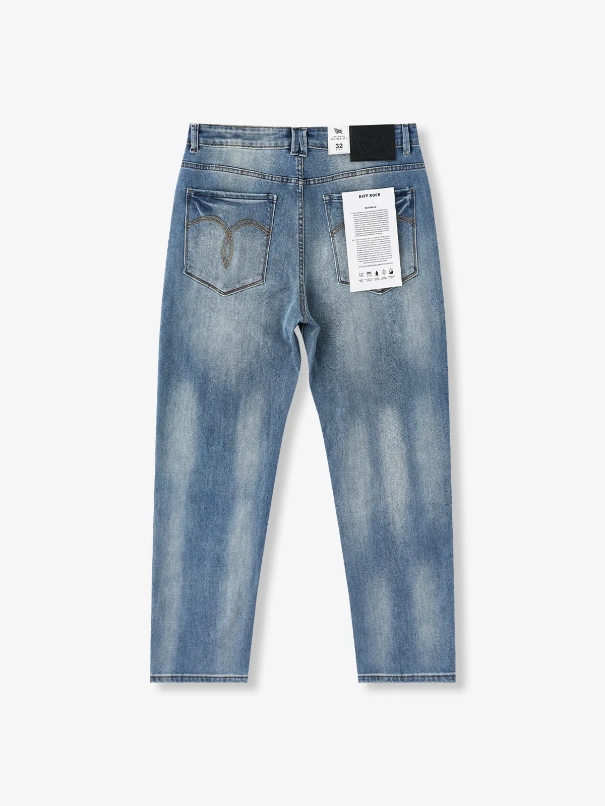 Sun-Faded Relaxed Tapered Jeans sold by Karaku product image thumbnail 2
