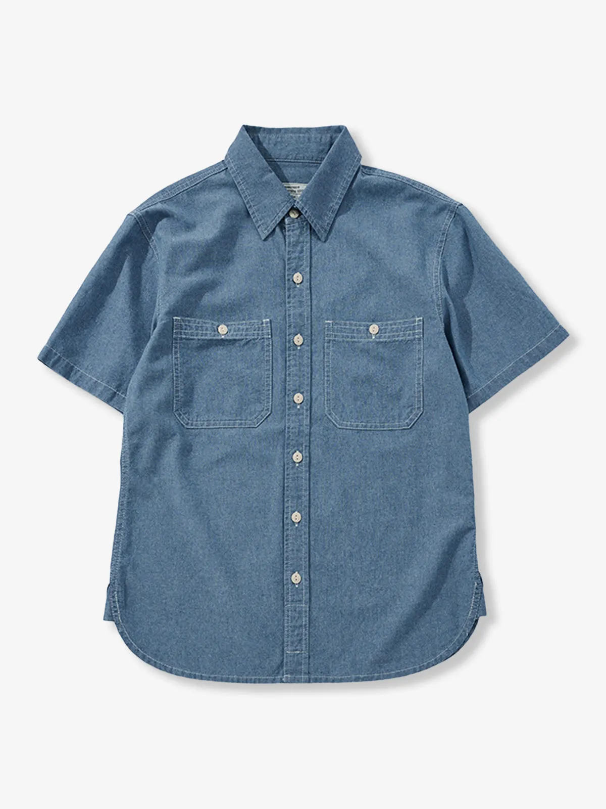 Western Snap Button Short Sleeve Denim Shirt sold by Karaku product image thumbnail 3