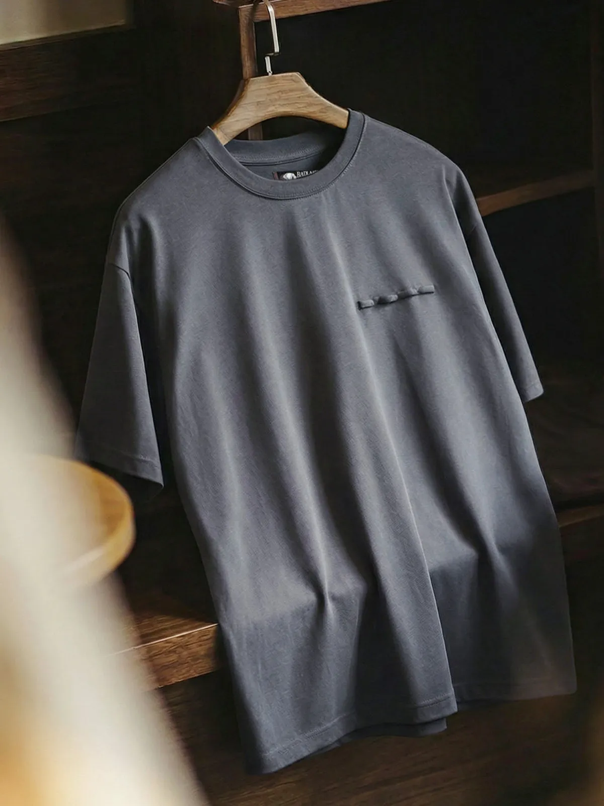 Men’s Relaxed Fit Crew Neck Cotton Blend T-Shirt sold by Karaku product image thumbnail 2