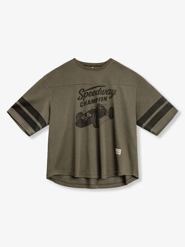 Vintage Racing Mesh Graphic Performance T-Shirt made by Karaku