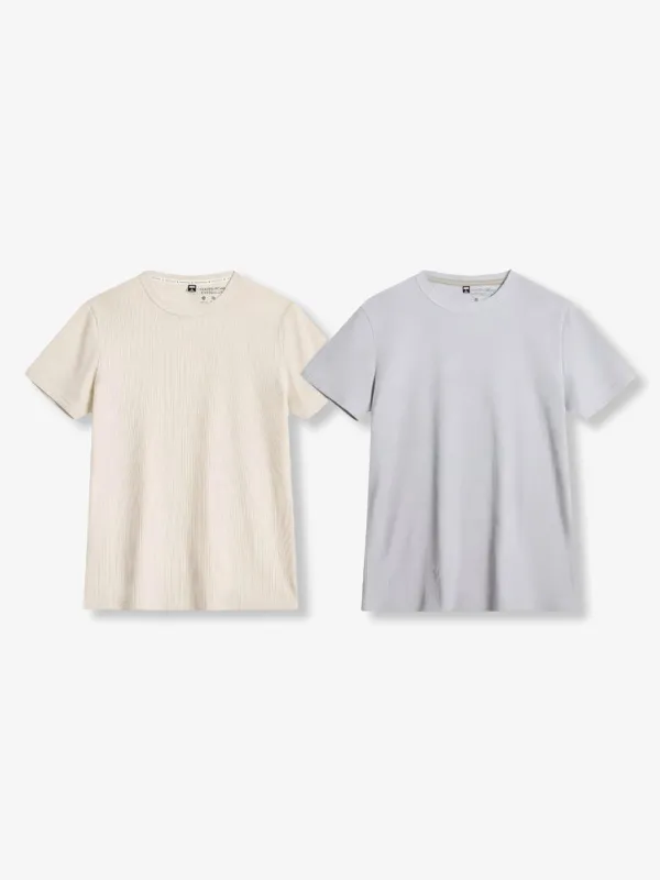 2-Pack Tailored-Fit Crew Neck T-Shirts made by Karaku