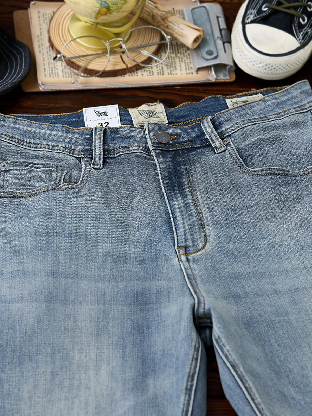 Classic Fade Straight-Leg Jeans sold by Karaku product image thumbnail 4