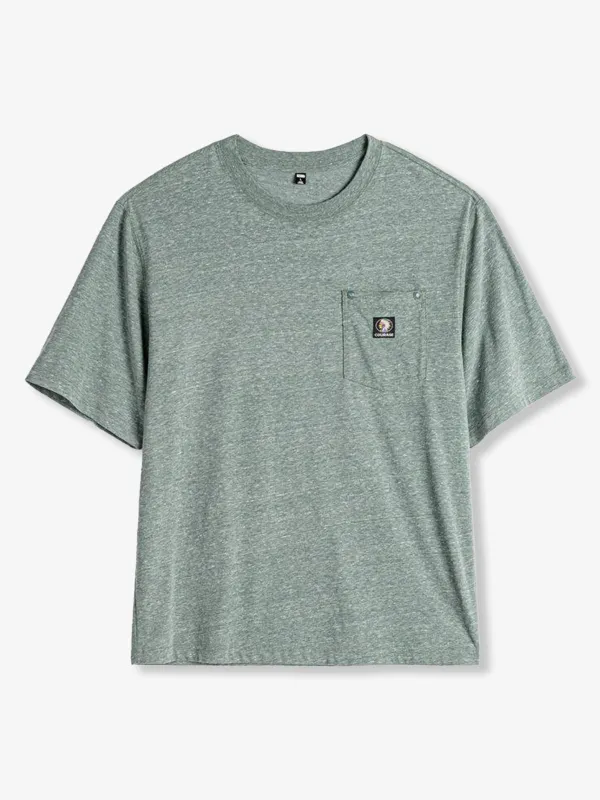 Outdoor Pocket Heather Cotton Blend T-Shirt made by Karaku