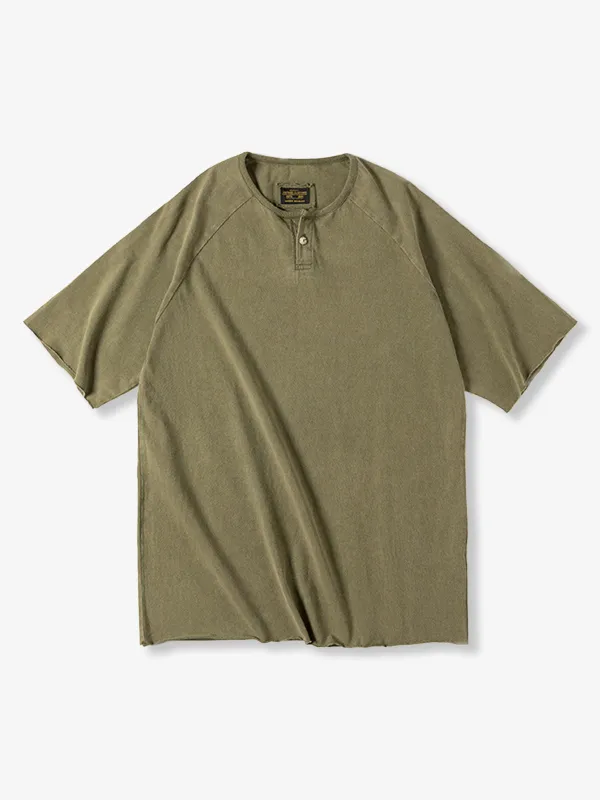 Americana Workwear Henley T-Shirt made by Karaku