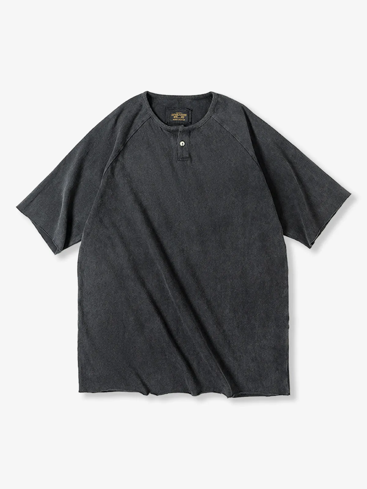 Americana Workwear Henley T-Shirt sold by Karaku product image thumbnail 2
