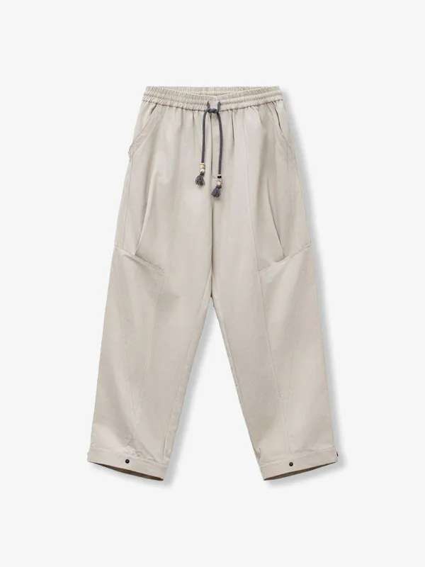 Heavyweight Cotton Wide-Leg Pants made by Karaku