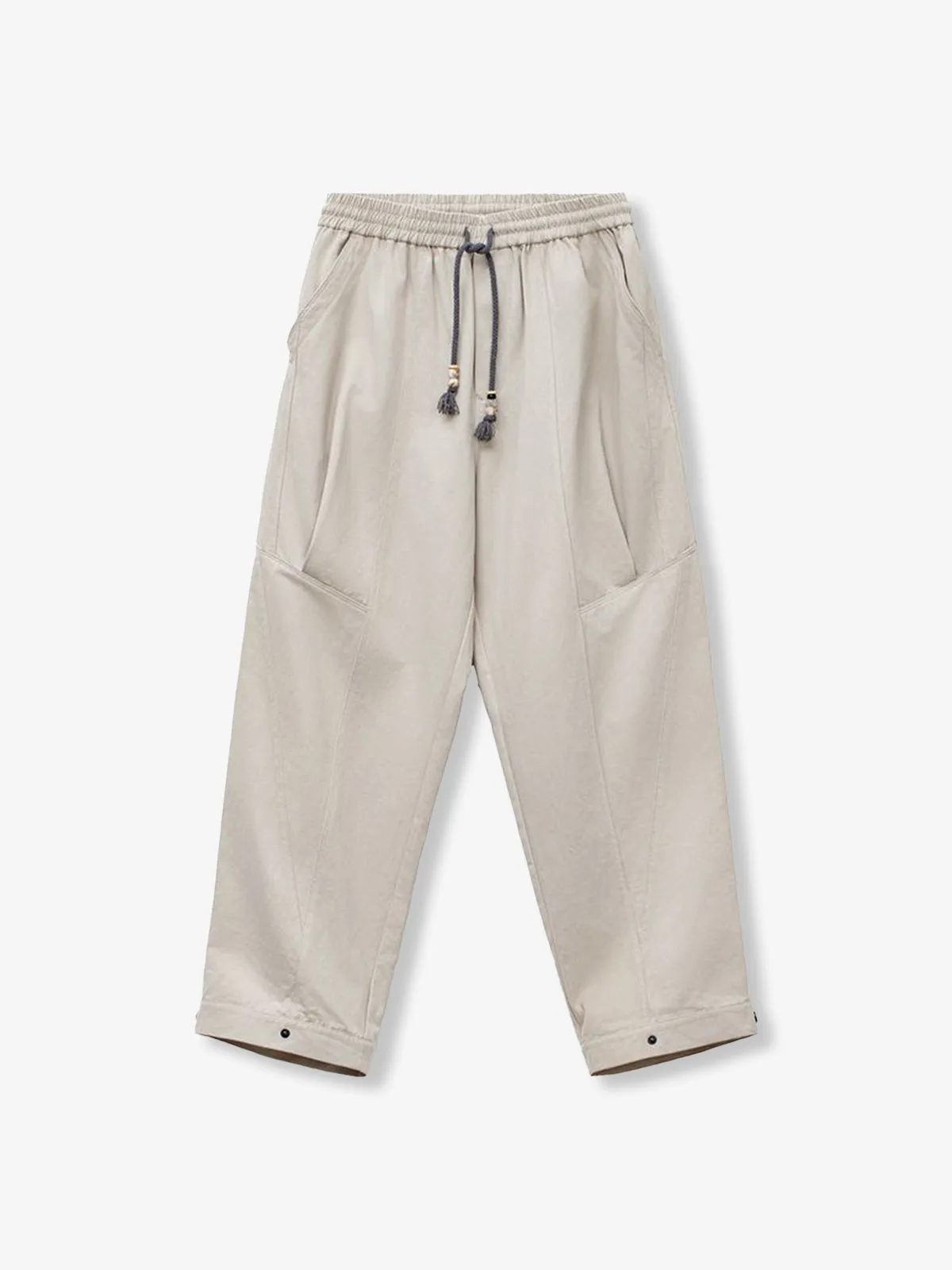 Heavyweight Cotton Wide-Leg Pants sold by Karaku