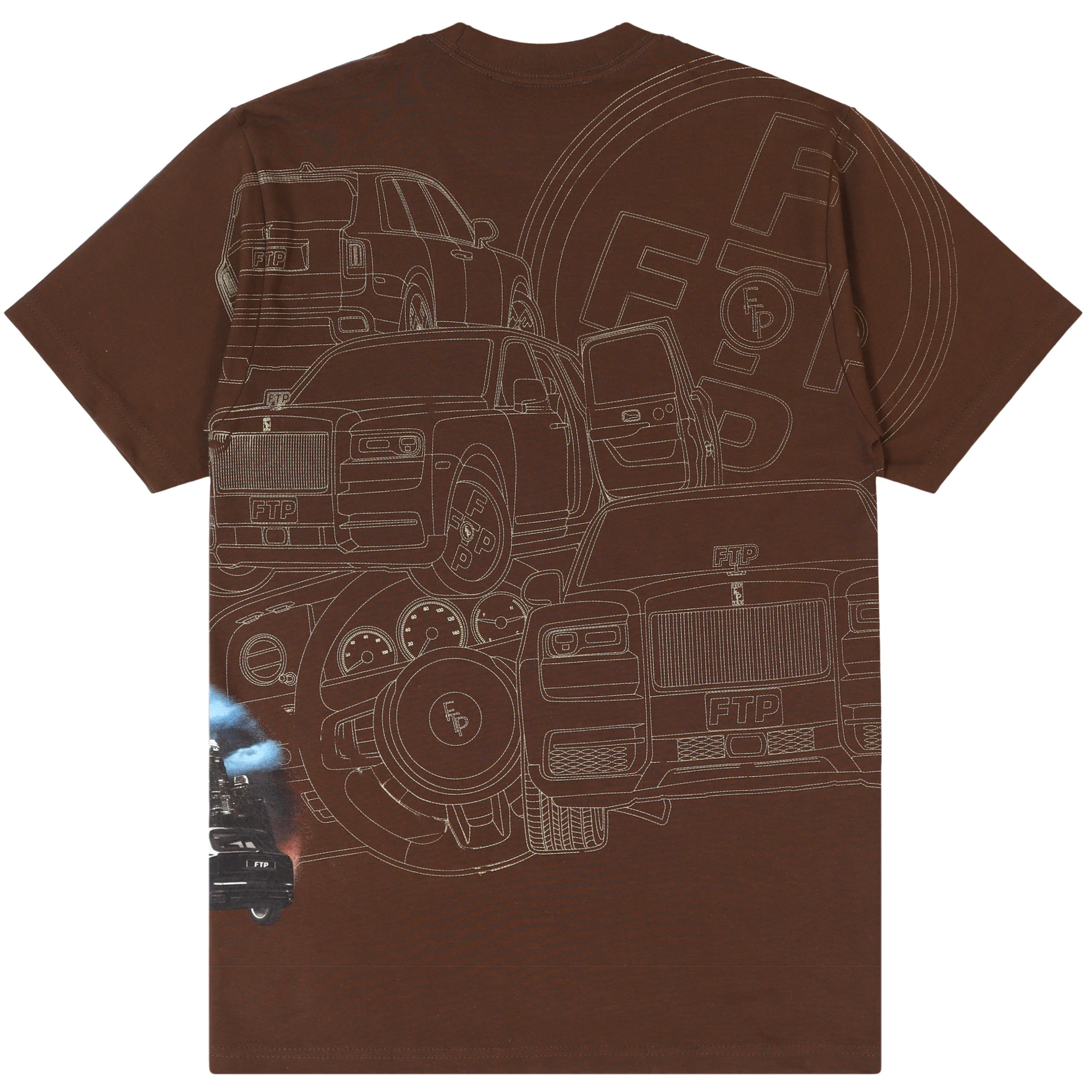 BIG BODY TEE(BROWN) sold by FTP product image thumbnail 2