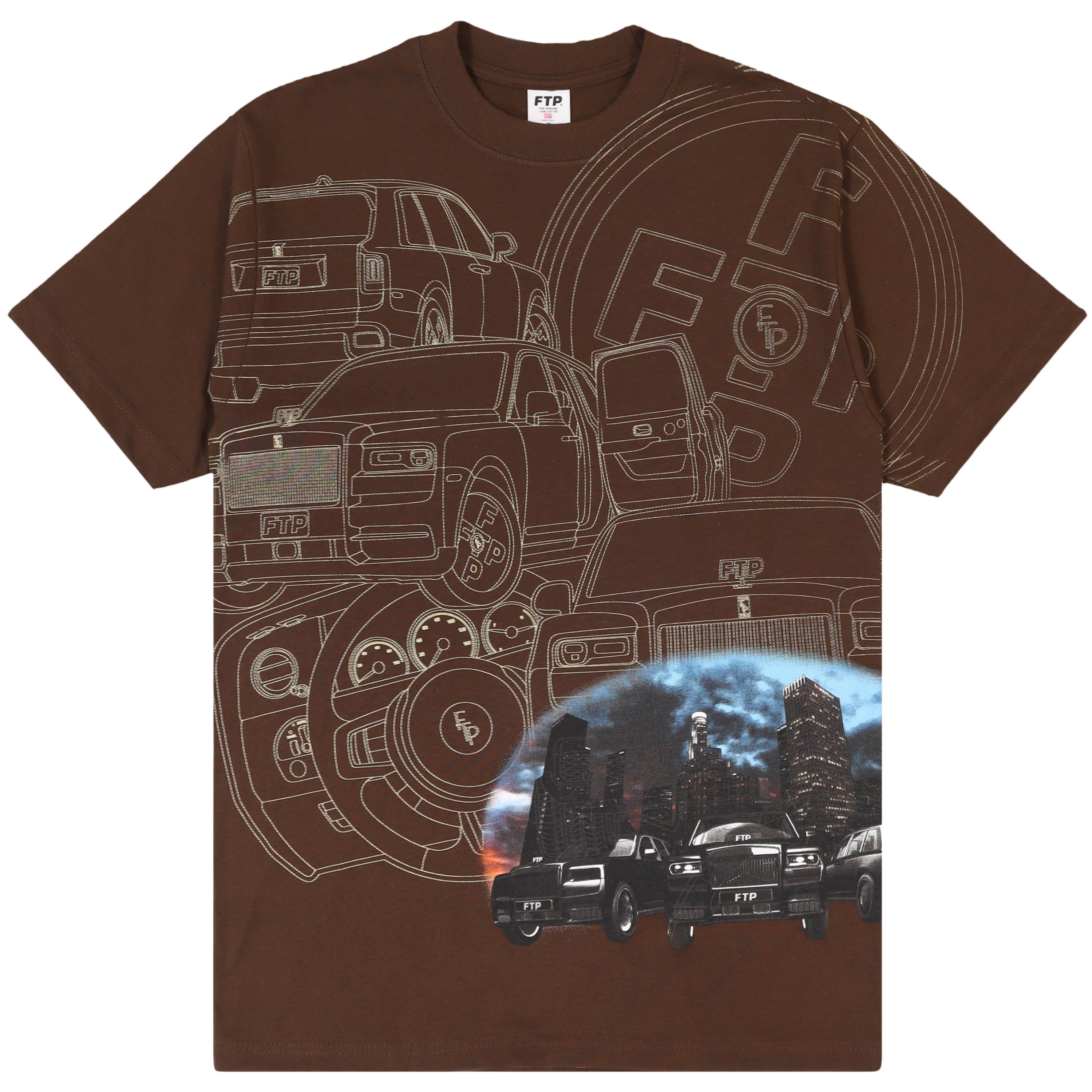 BIG BODY TEE(BROWN) sold by FTP