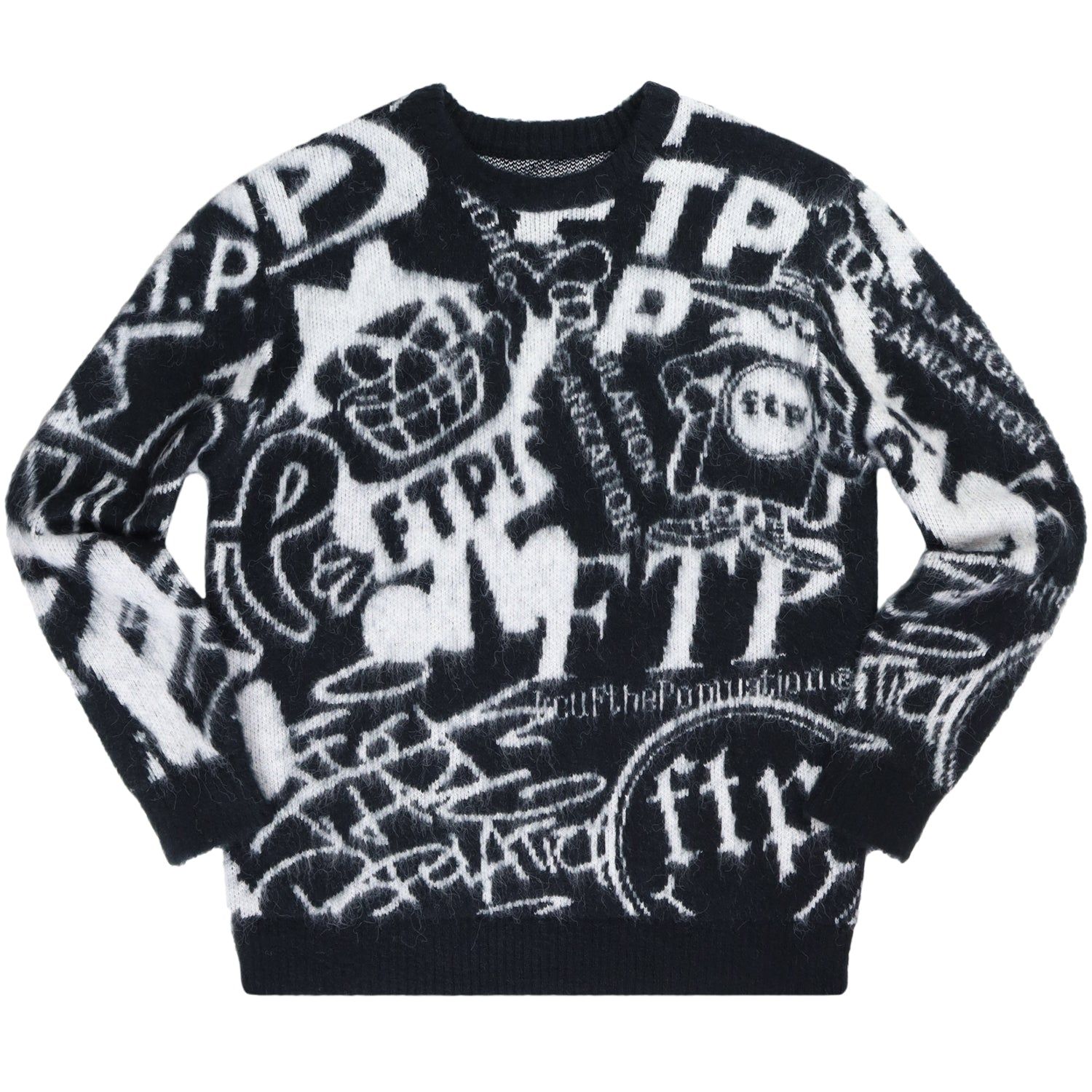 ARCHIVE MOHAIR SWEATER(BLACK) sold by FTP