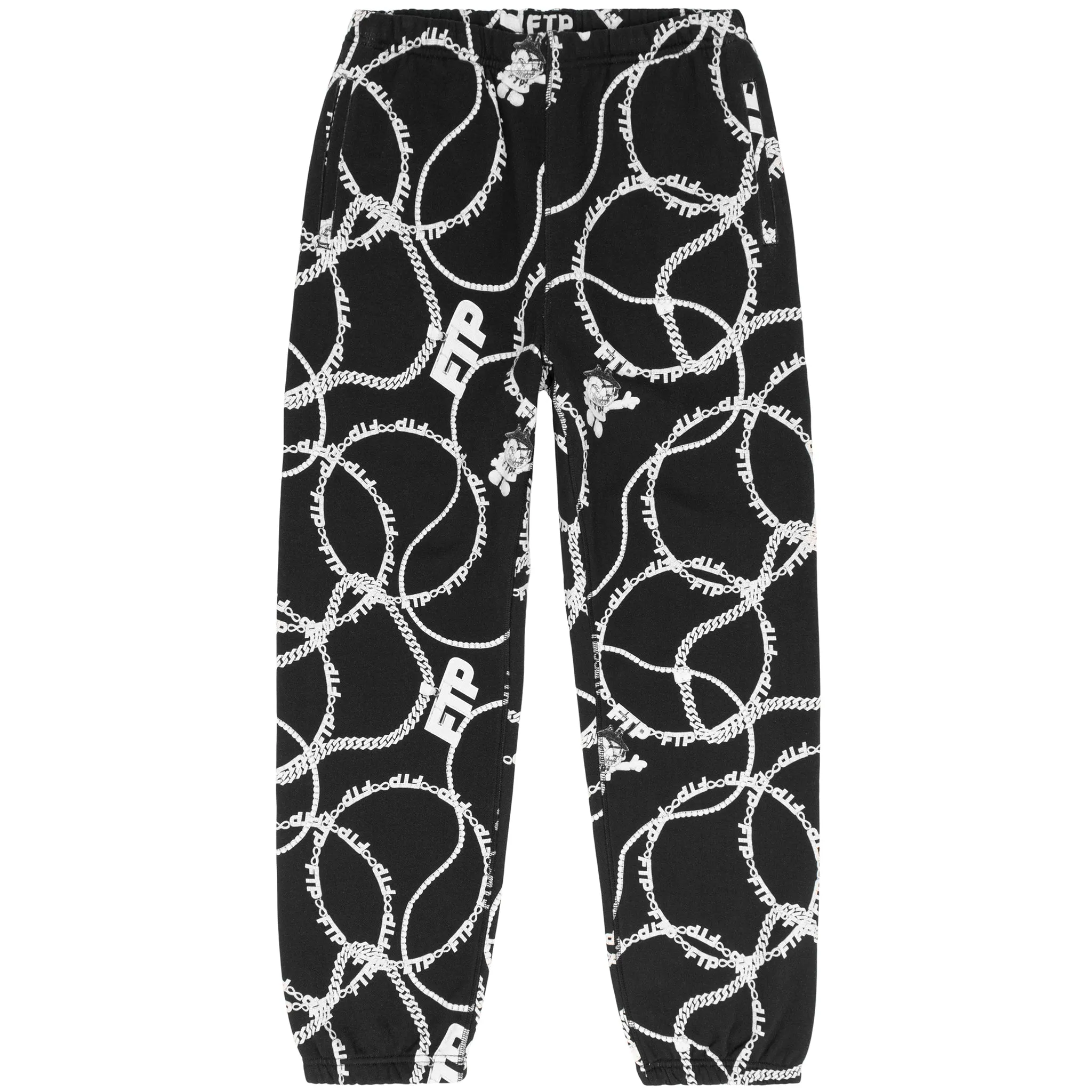 DIAMOND CHAIN SWEATPANT(BLACK) sold by FTP