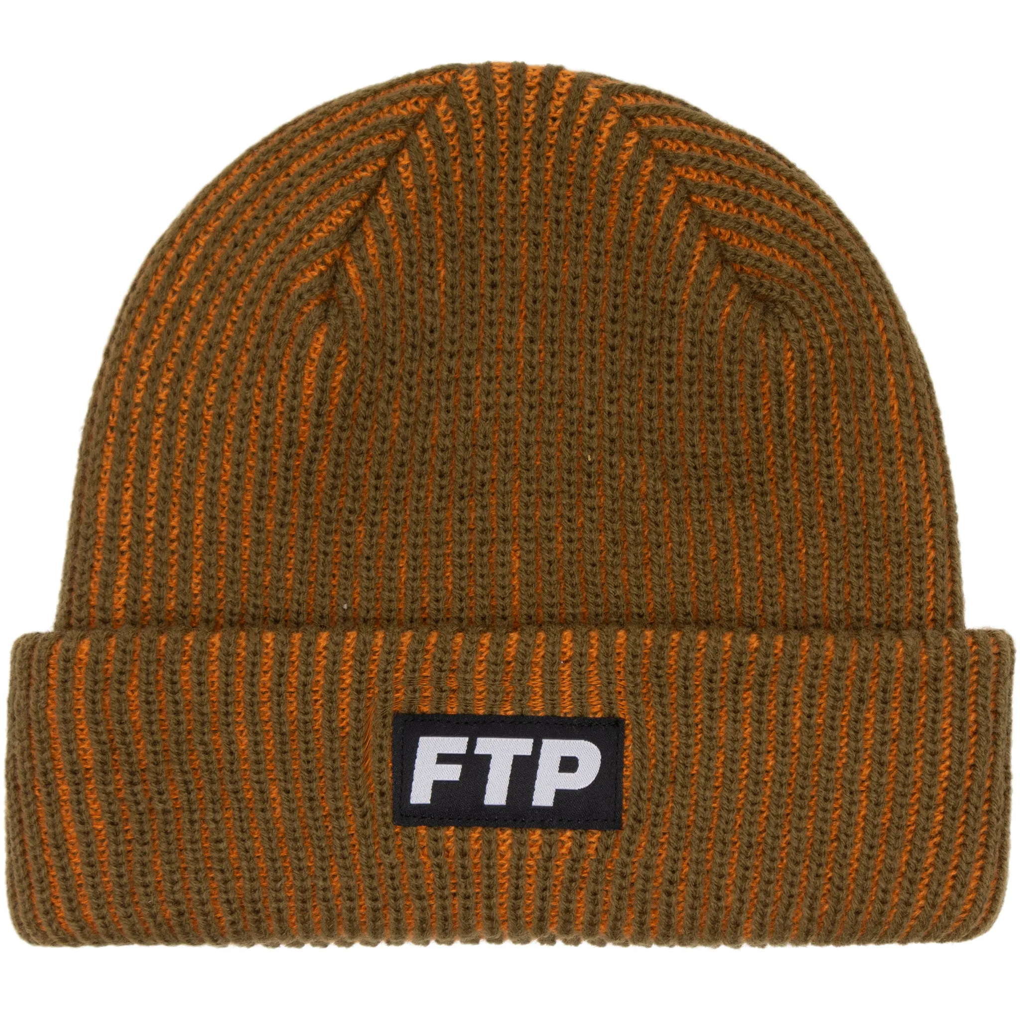 2-TONE LOGO BEANIE(OLIVE) sold by FTP