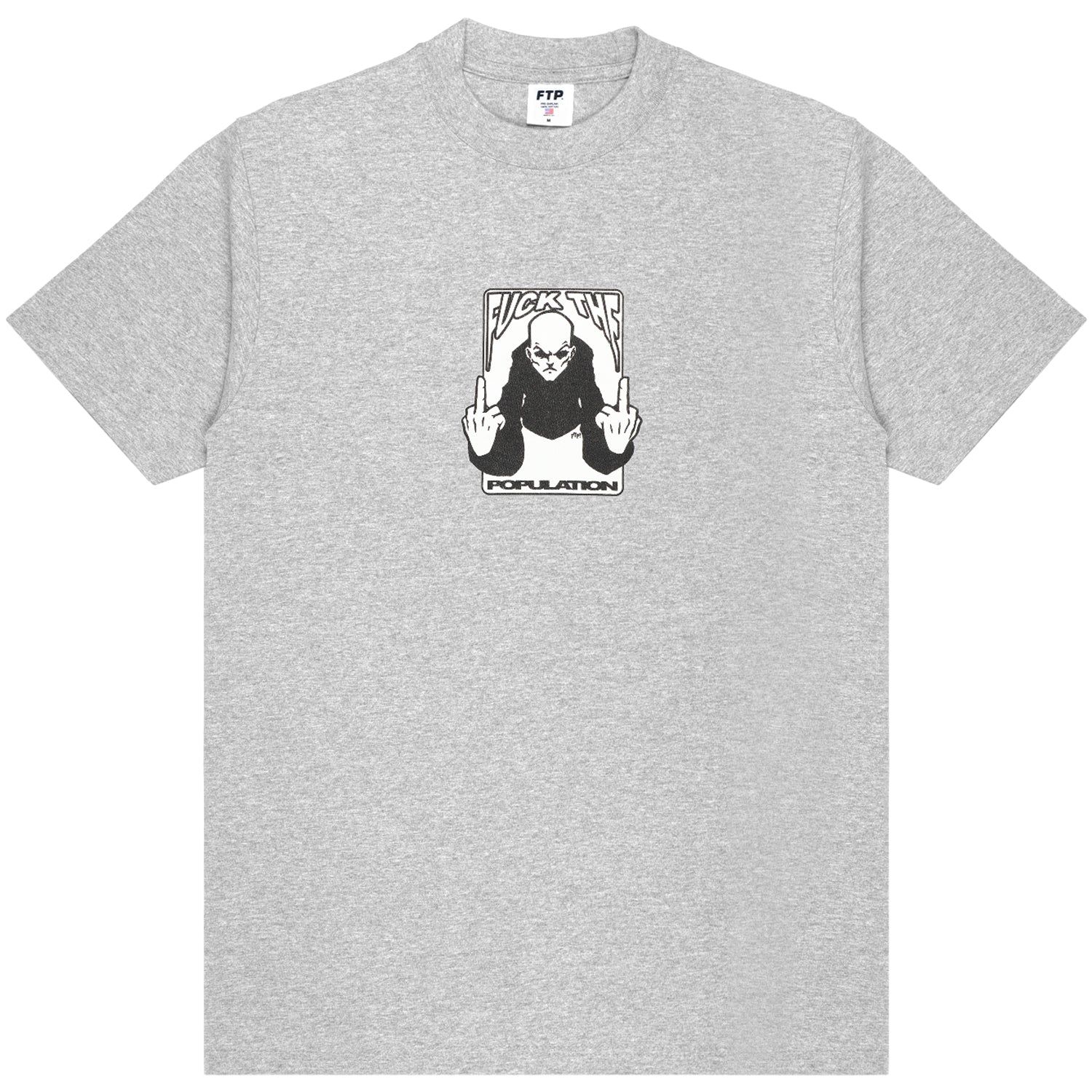 FUCK OFF TEE(HEATHER GRAY) sold by FTP