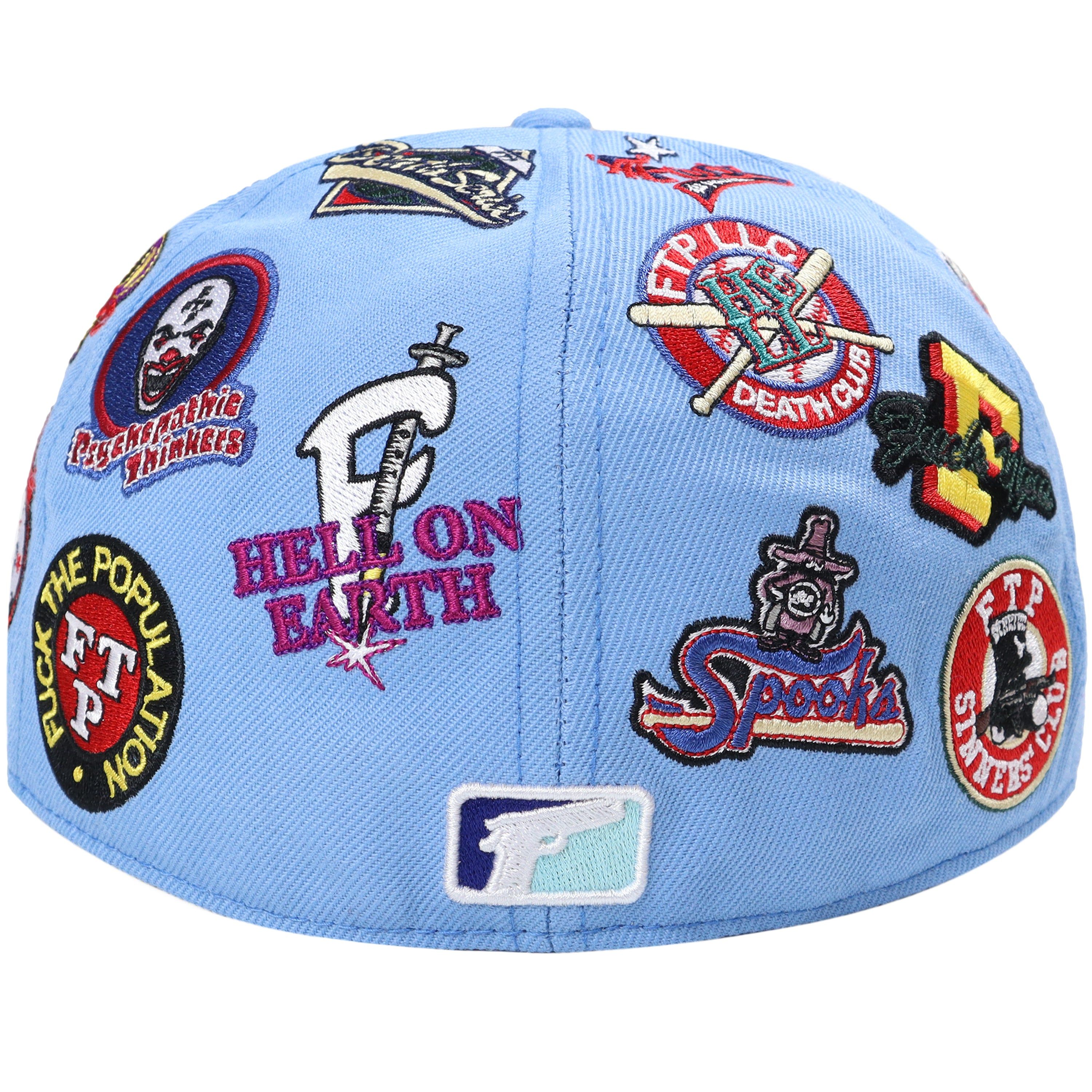 LEAGUE FITTED HAT(LIGHT BLUE) sold by FTP product image thumbnail 3
