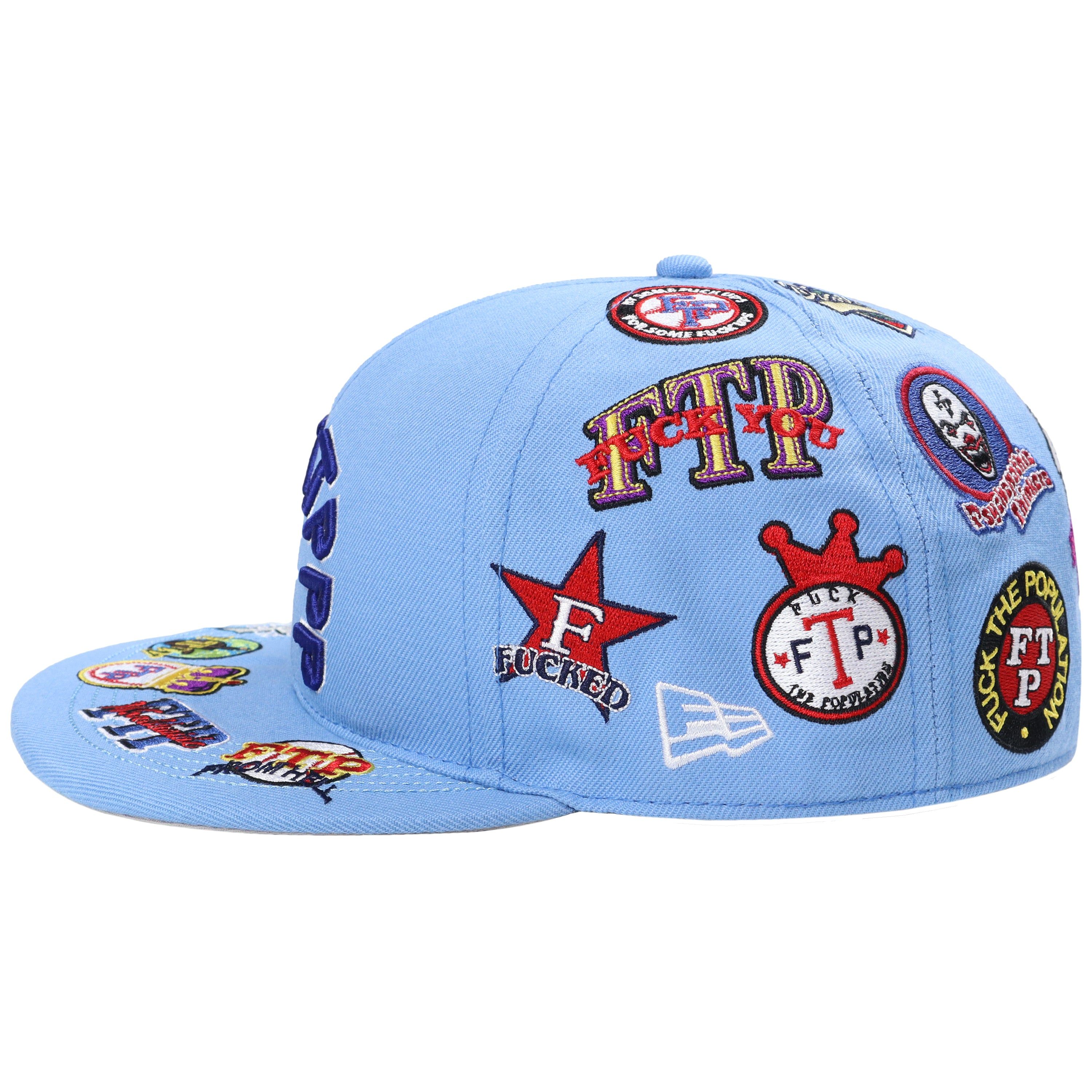LEAGUE FITTED HAT(LIGHT BLUE) sold by FTP product image thumbnail 2