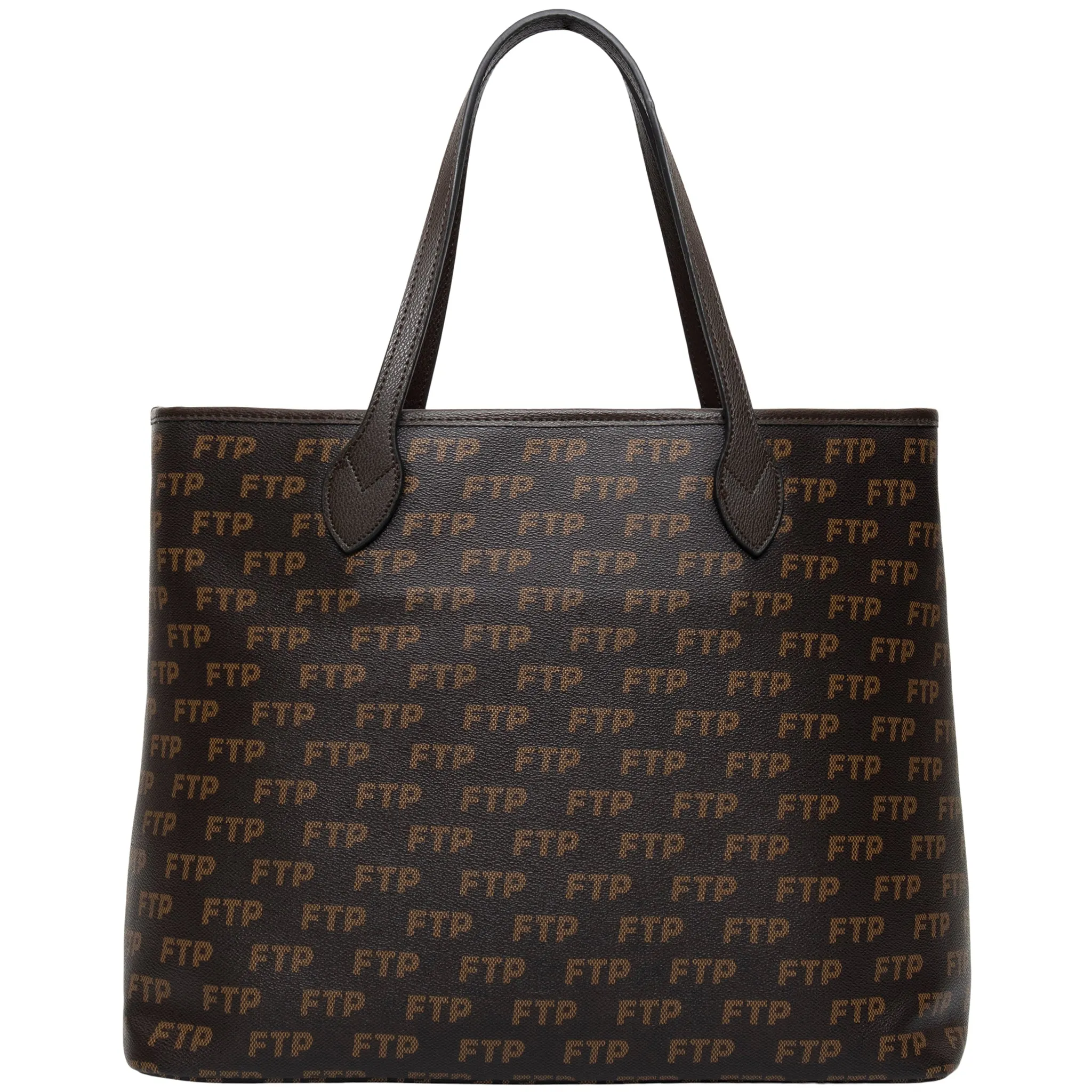 LOGO RÉPÉTÉ TOTE BAG(BROWN) sold by FTP