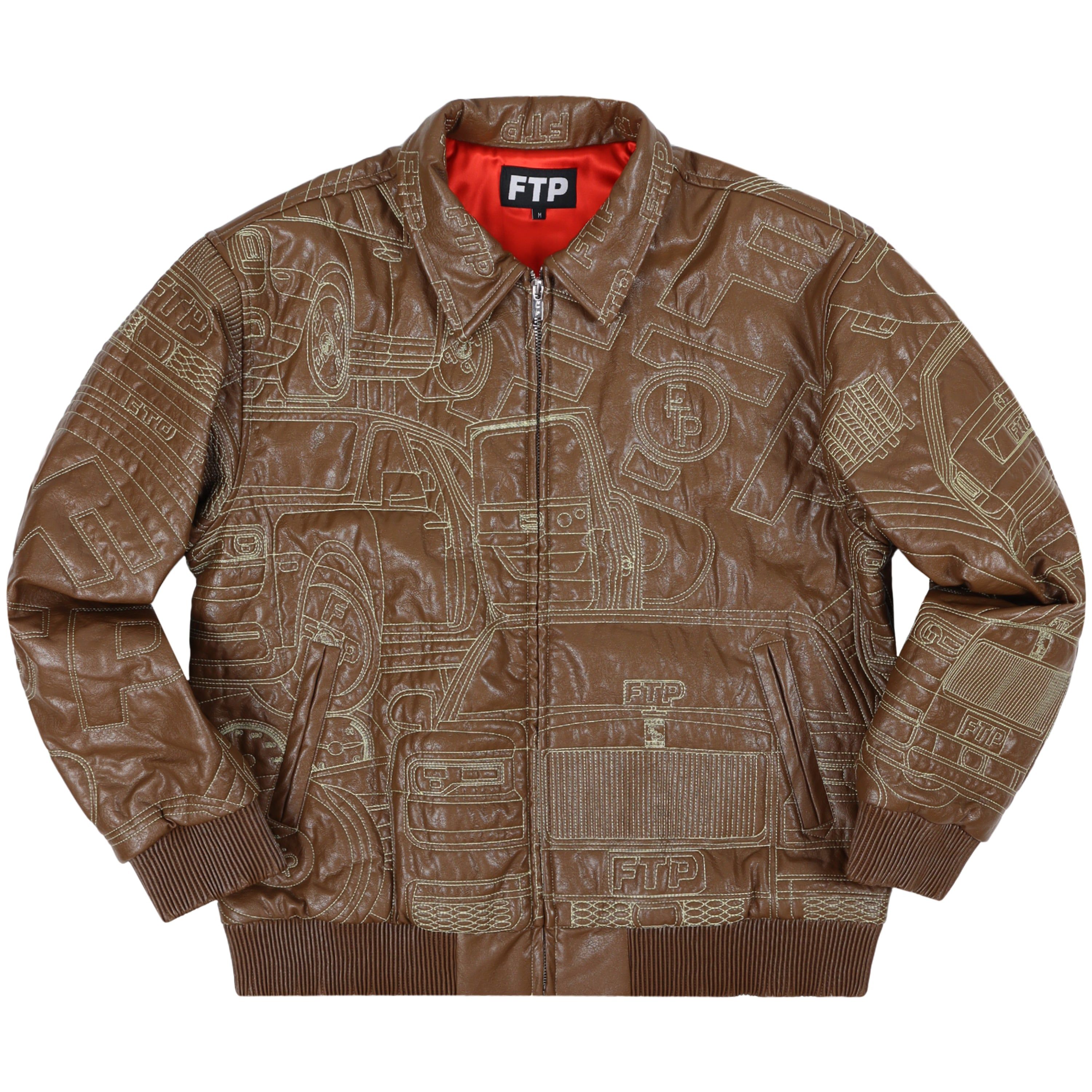 BIG BODY LEATHER JACKET(BROWN) sold by FTP