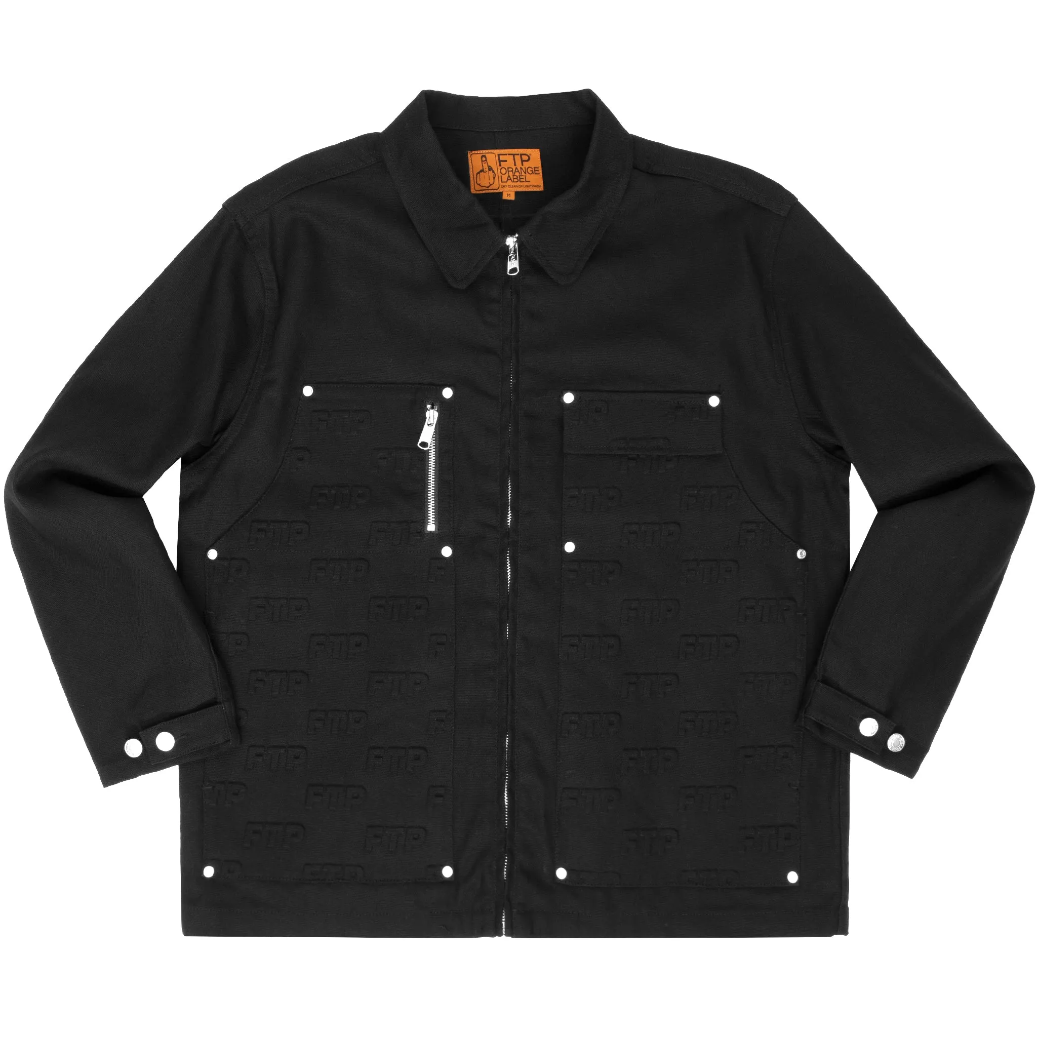 EMBOSSED LOGO WORK JACKET(BLACK) | Parallel