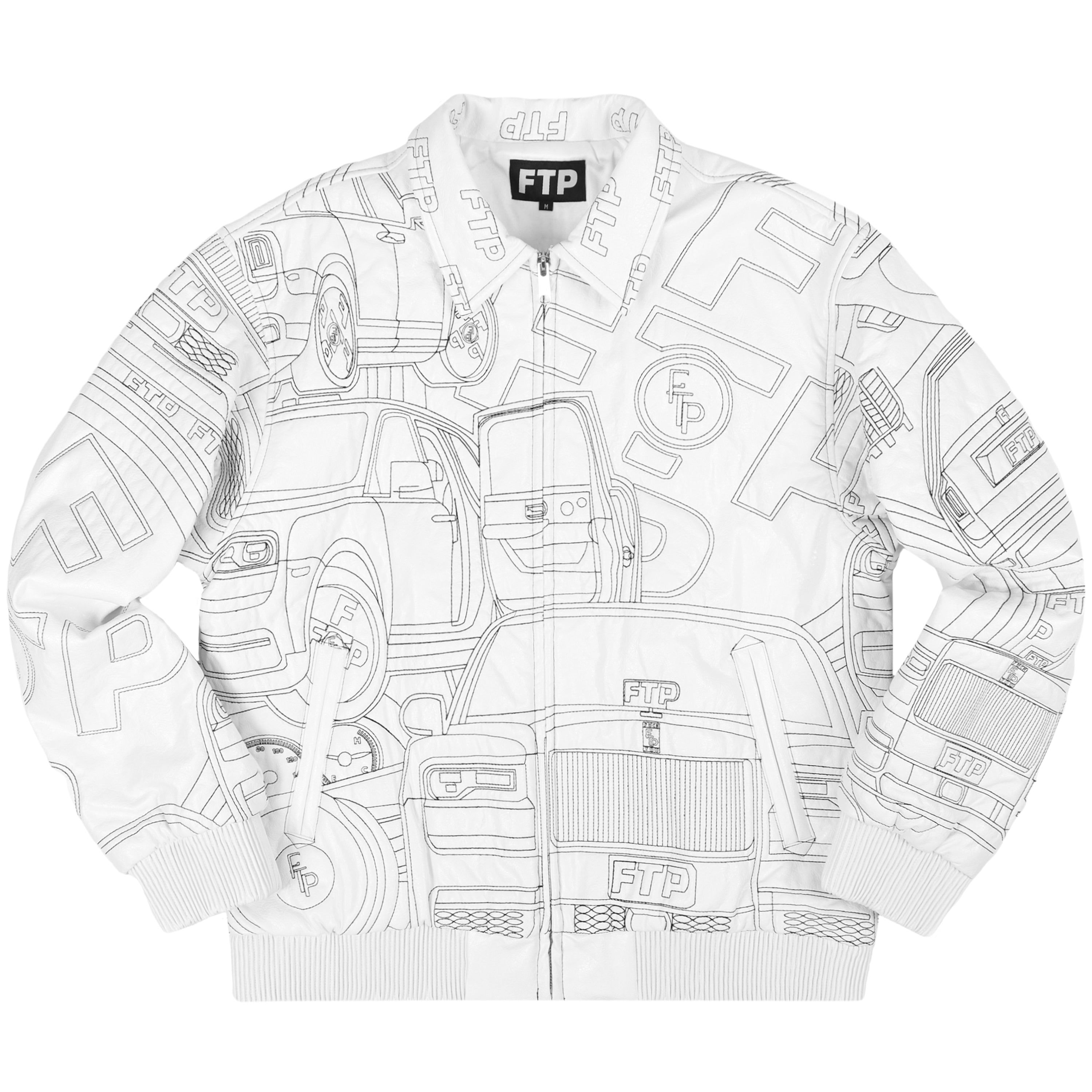 BIG BODY LEATHER JACKET(WHITE) sold by FTP