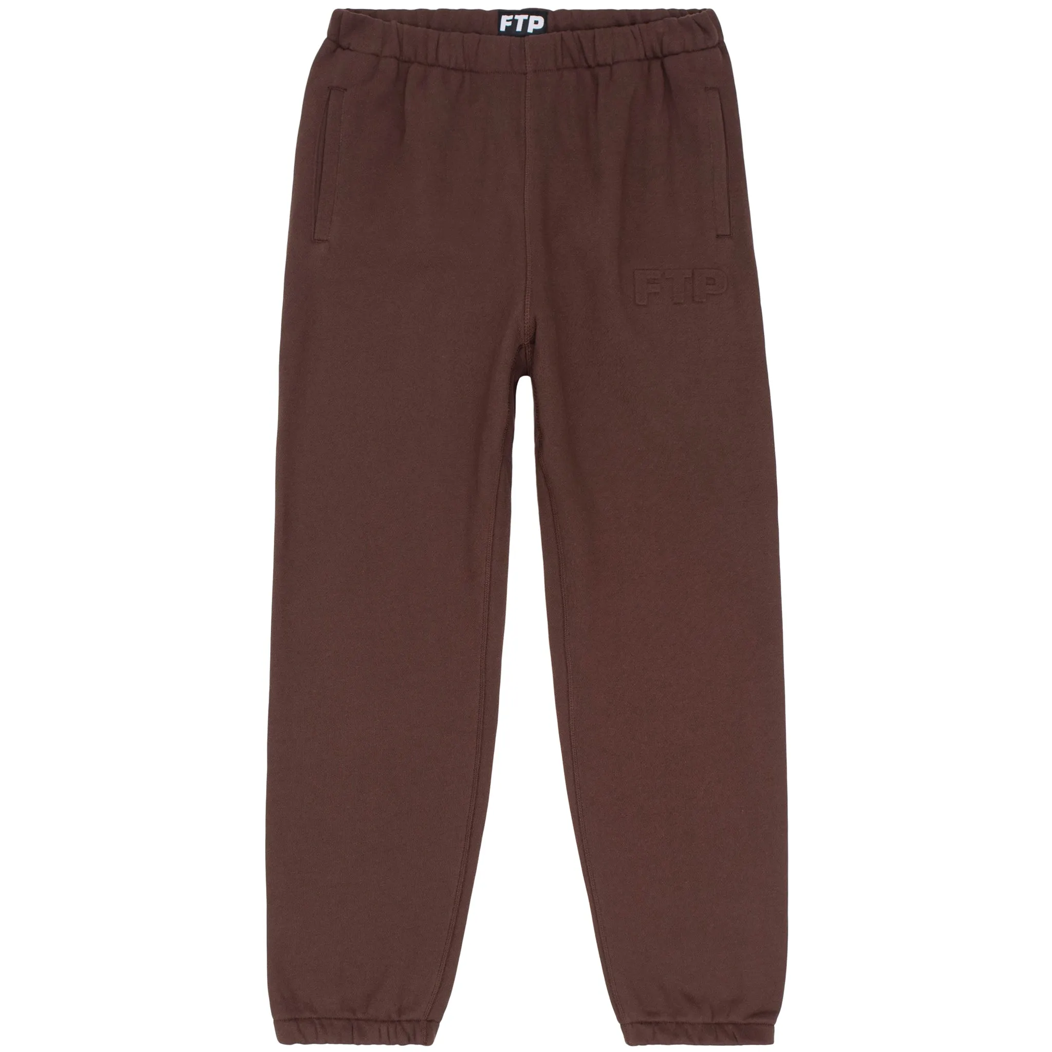 EMBOSSED LOGO SWEATPANT(BROWN) sold by FTP