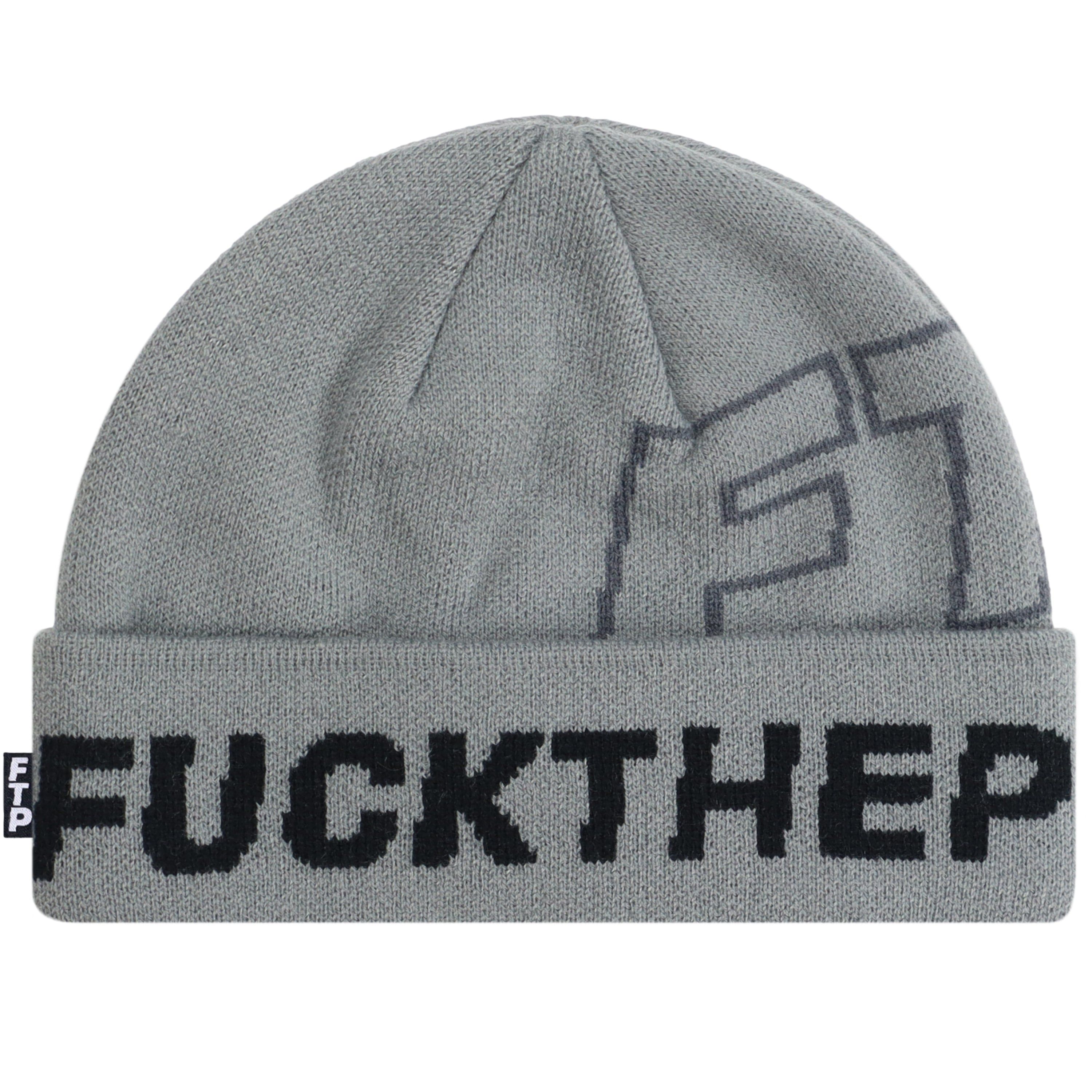 SPELLOUT BEANIE(GRAY) sold by FTP